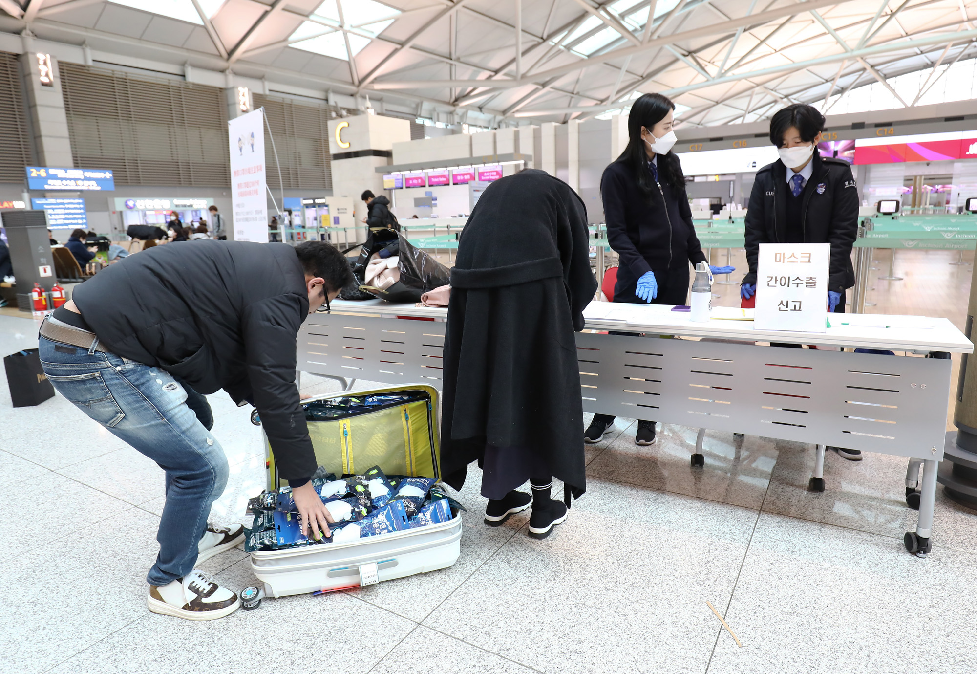 신종코로니;코로나마스크;마스크;인천공항