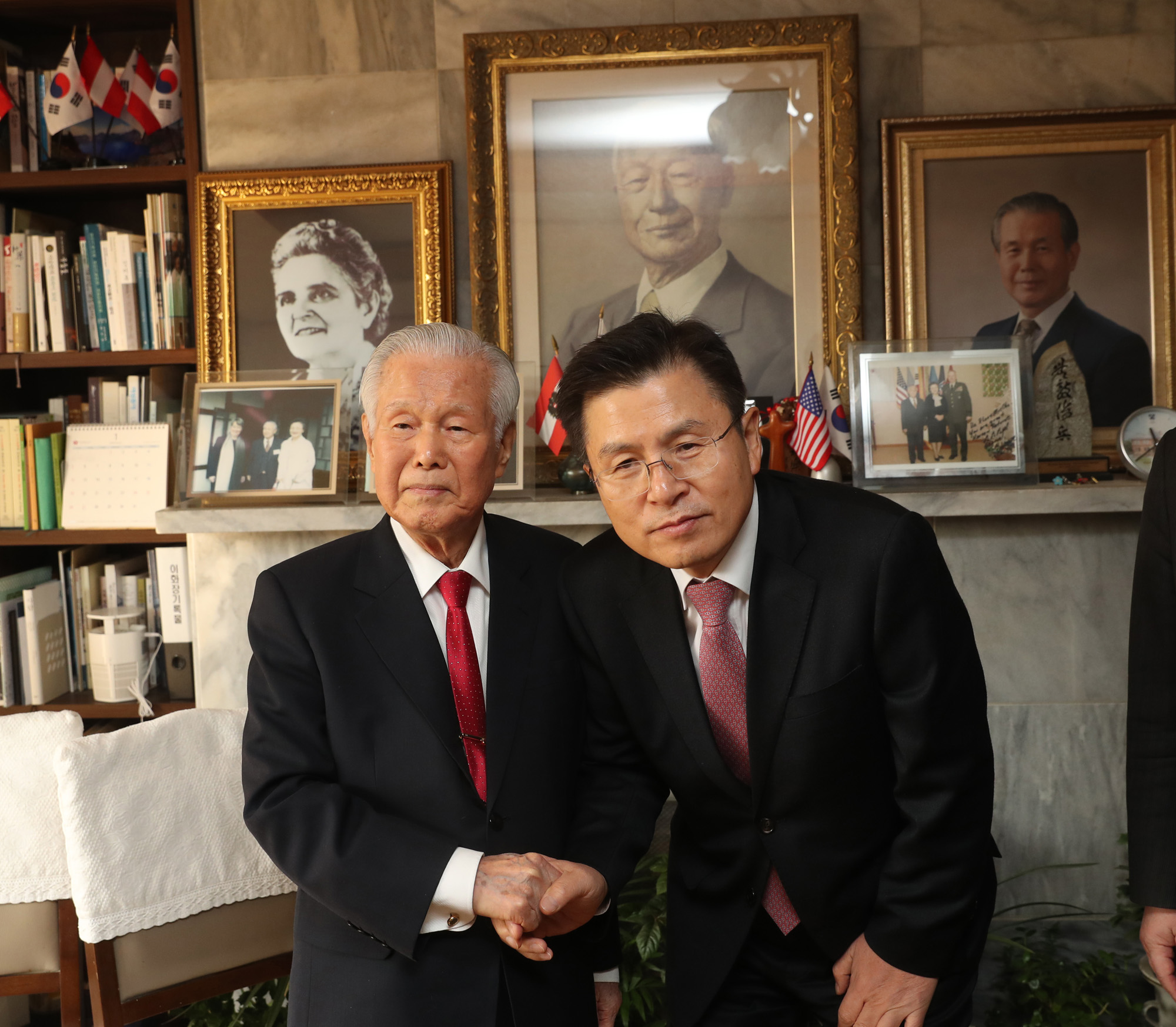 황교안이승만;황교안이인수;황교안