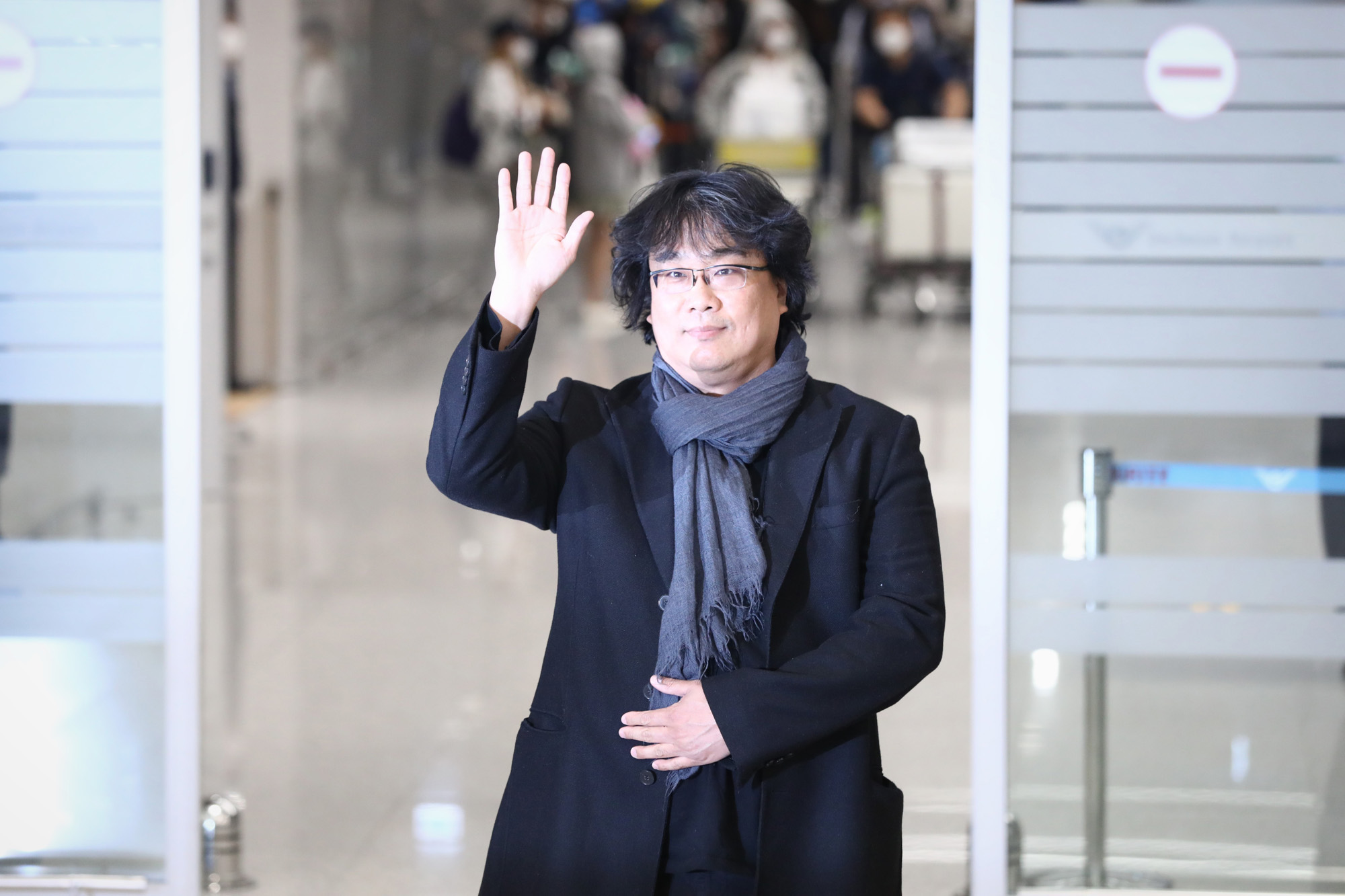 봉준호;영화기생충;봉준호인청공항입국