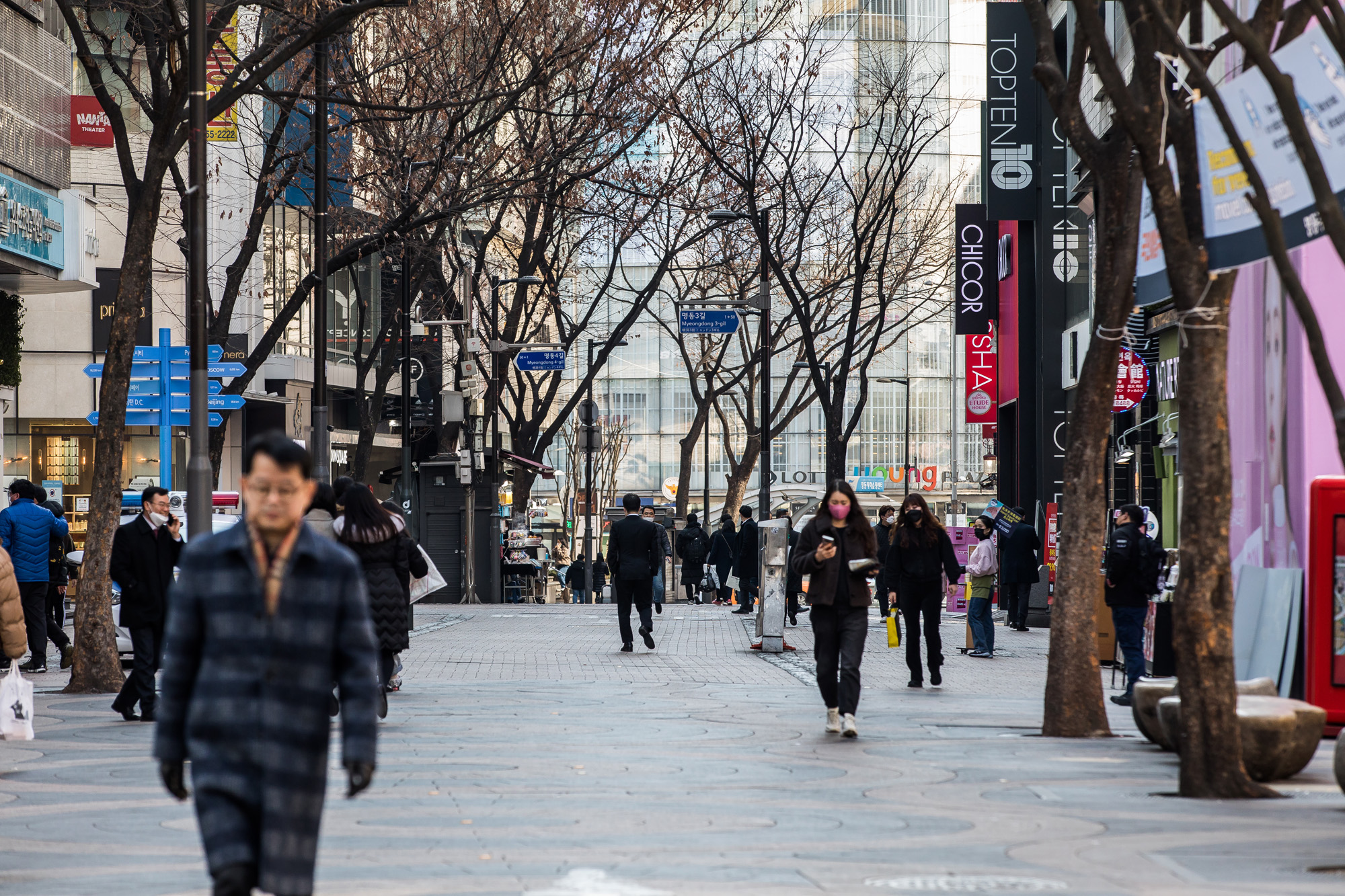 사회;세태;건강;질병;전염병;신종코로나바이러스감염증;코로나19;명동
