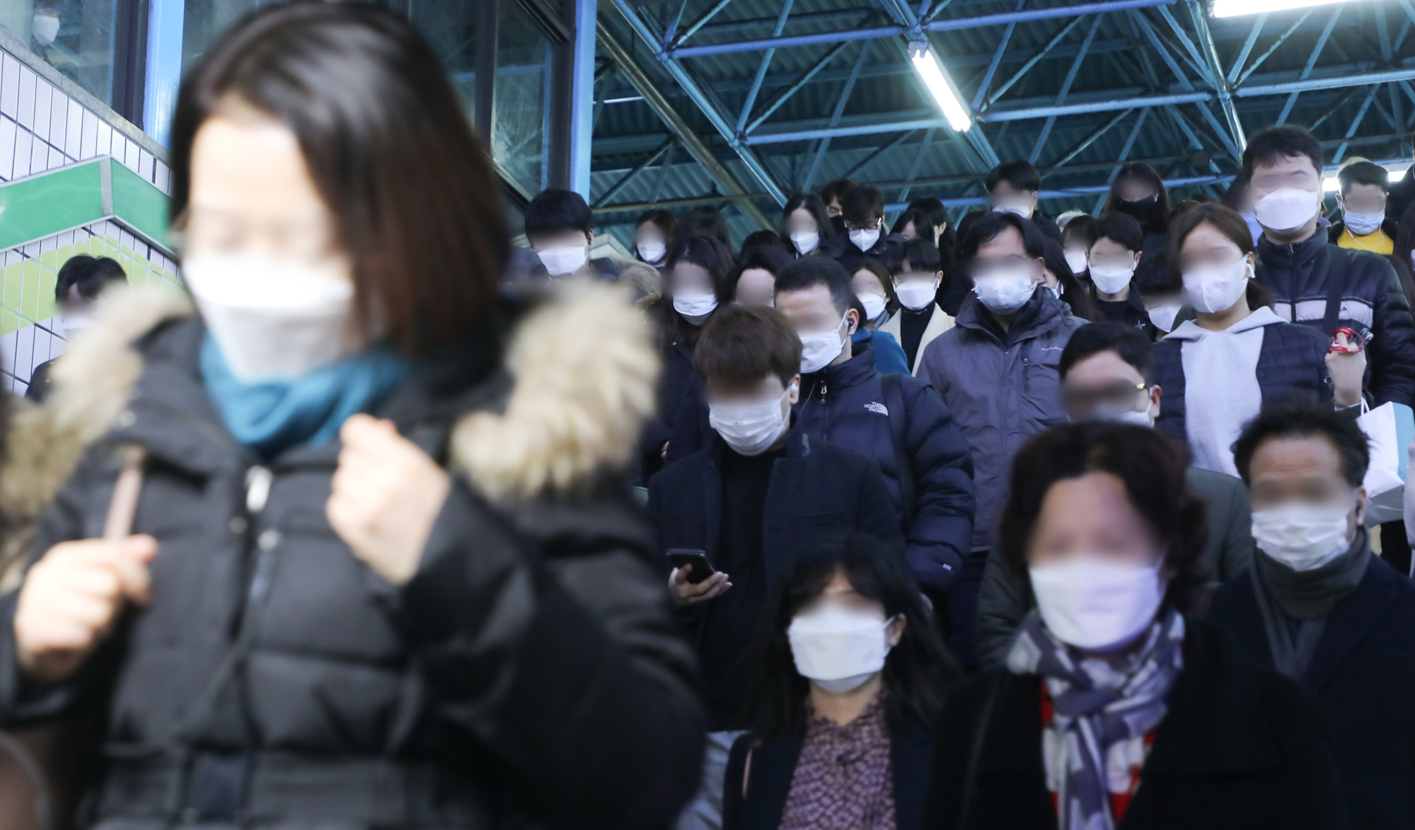 사회;코로나19;코로나출근길;코로나마스크;코로나지하철