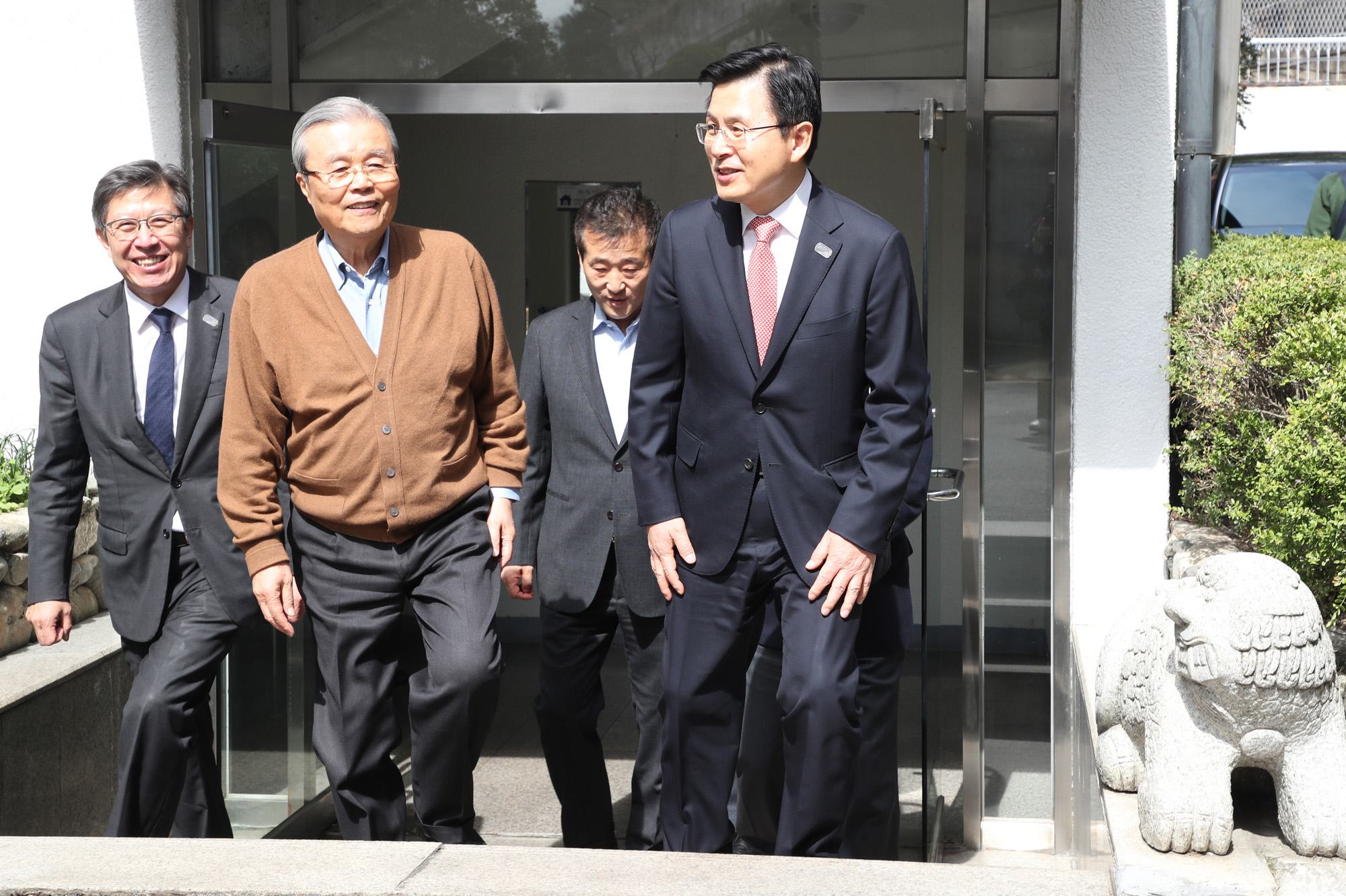 정치;김종인;황교안;미래통합당공동선대위원장