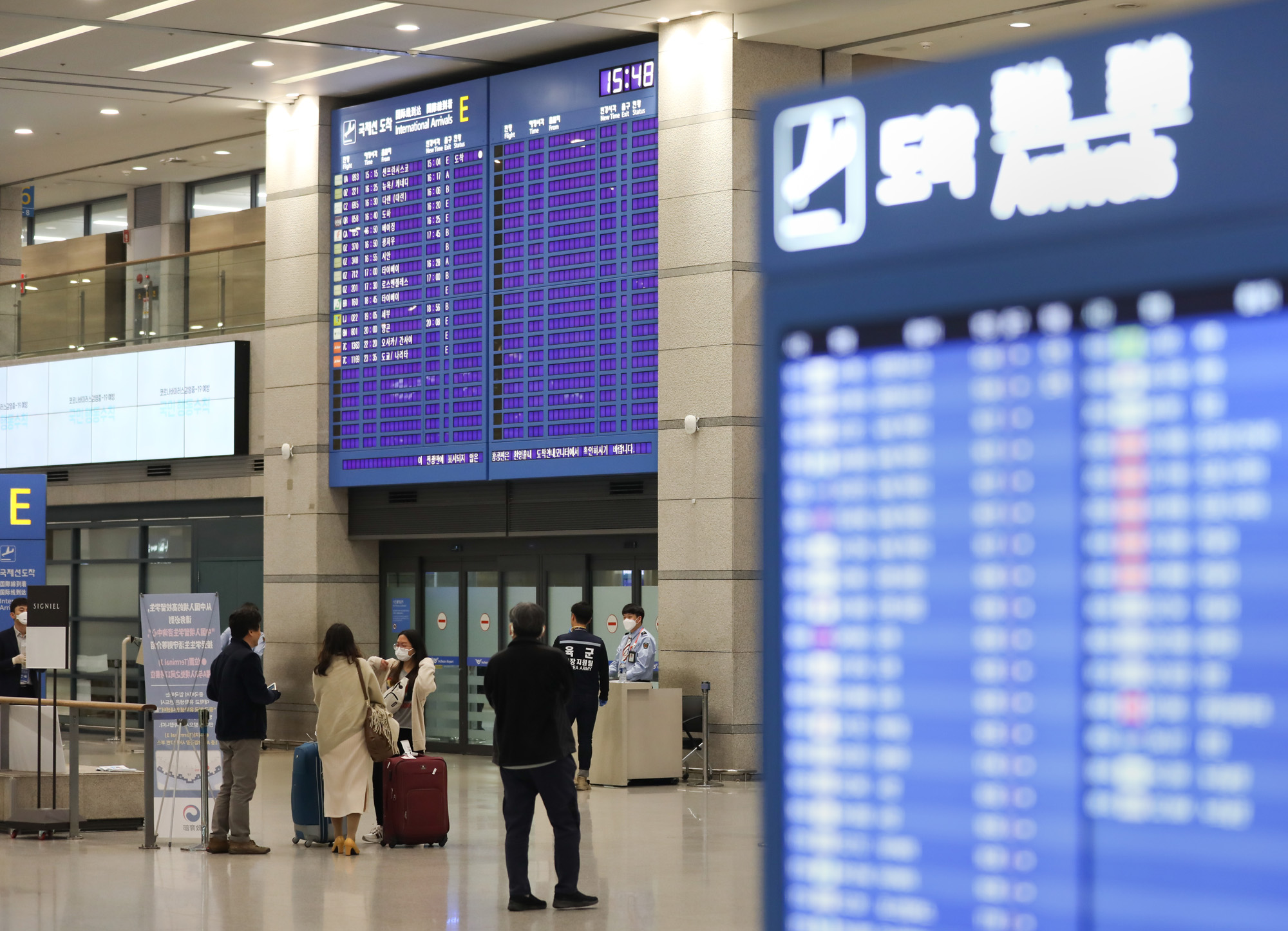 사회;코로나19;코로나미국;코로나비행기;코로나19미국;입국자가격리