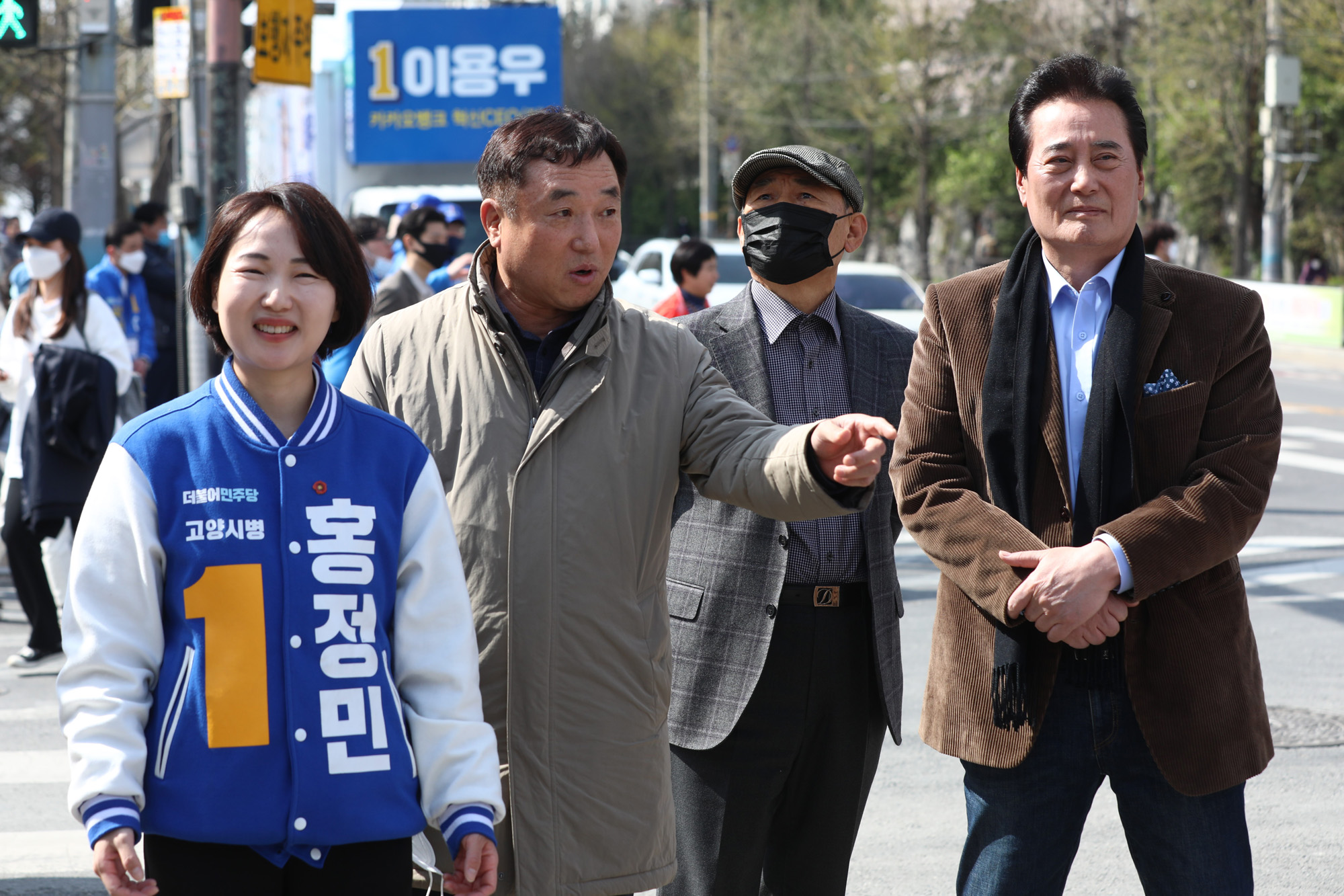 정치;총선;경기고양정;선거유세;김성환;연예인선거유세