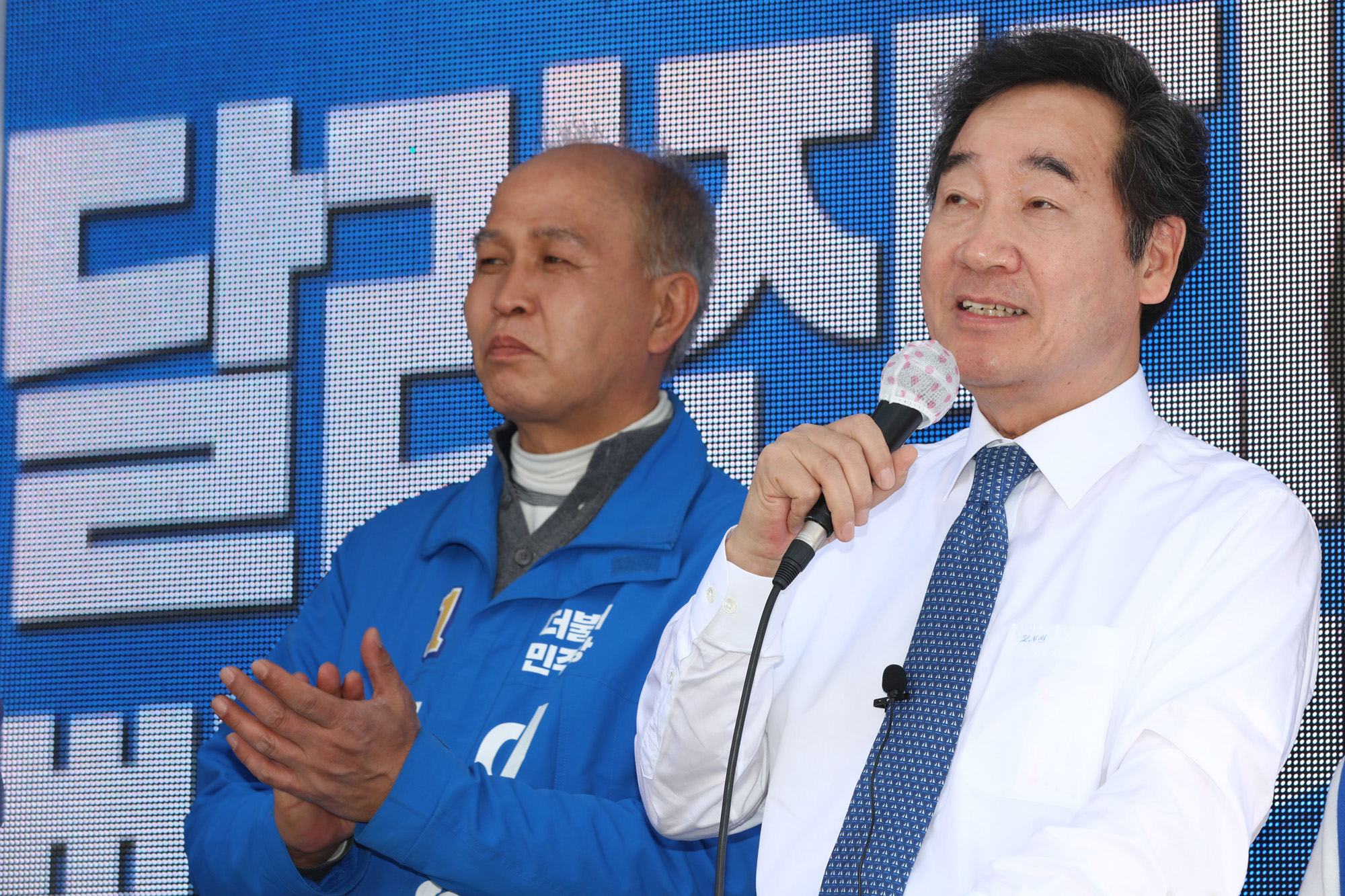 정치;총선;경기고양정;선거유세;이낙연;이용우;홍정민