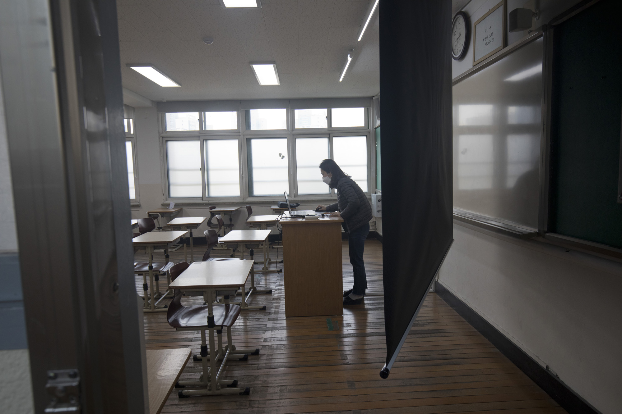 사회;교육;온라인개학;온라인수업;서울여자고등학교;고3