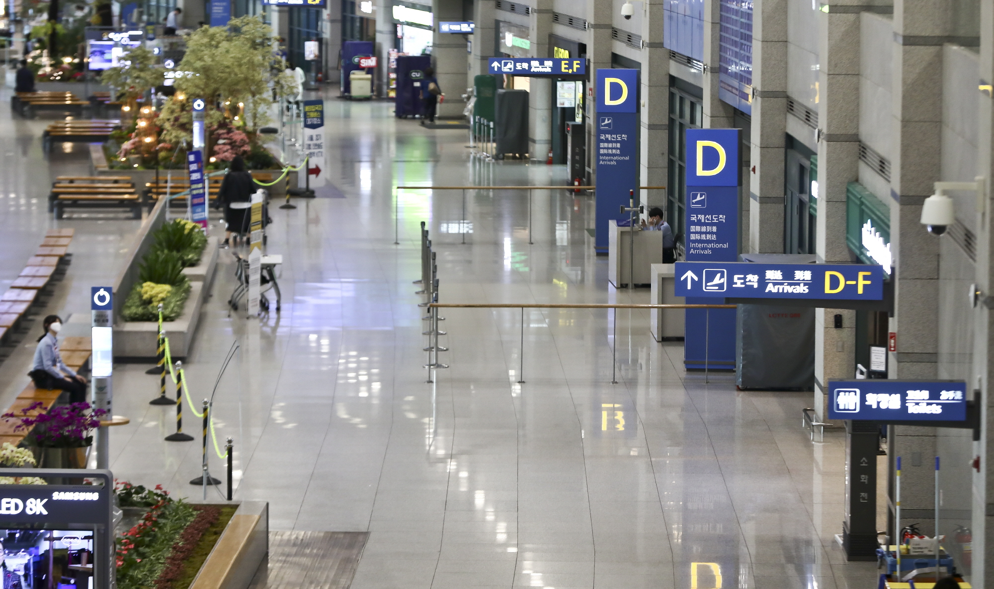 사회;코로나19;인천공항;공항;항공기;출국;입국