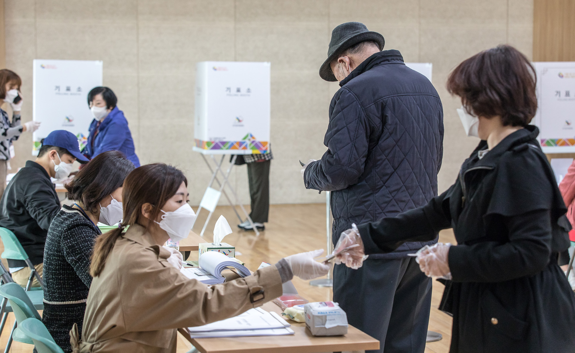 정치;선거;국회;국회의원선거;제21대국회의원선거;총선;투표소