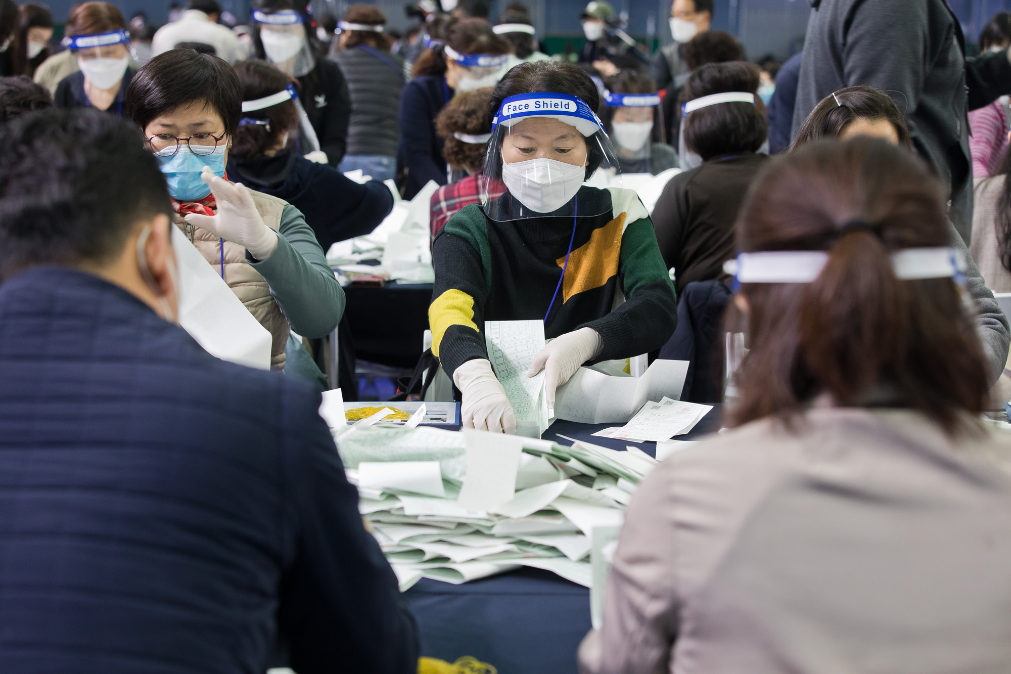 정치;선거;총선;제21대국회의원선거;총선개표;21대총선개표;영등포구개표소