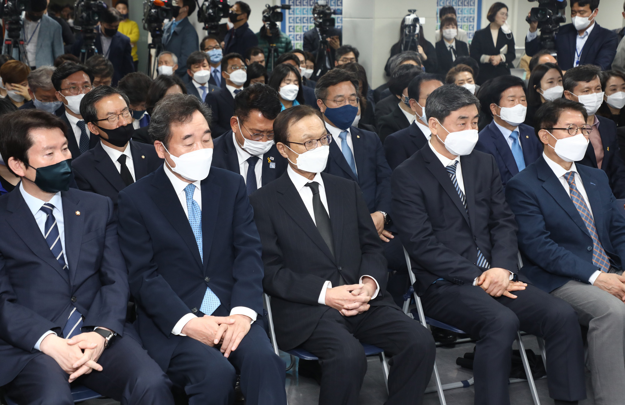 정치;더불어민주당;더불어시민당;선대위해단식;이낙연