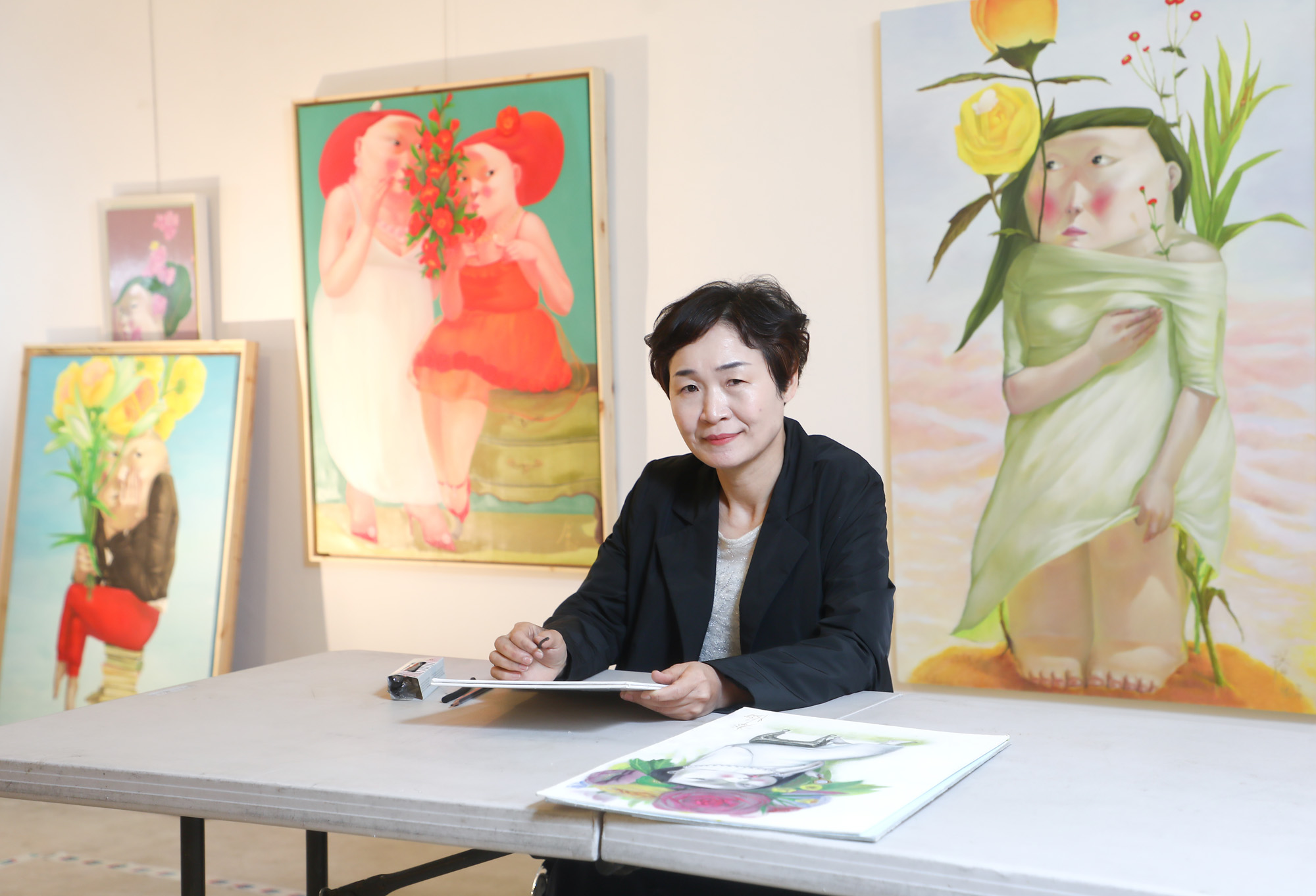 아티스트;화가;화가의방;그림;문선미;문선미작가;문선미화가;한국미술응원프로젝트