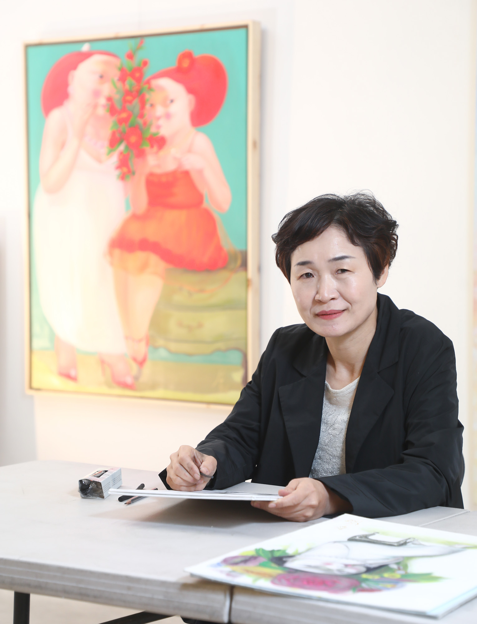 아티스트;화가;화가의방;그림;문선미;문선미작가;문선미화가;한국미술응원프로젝트