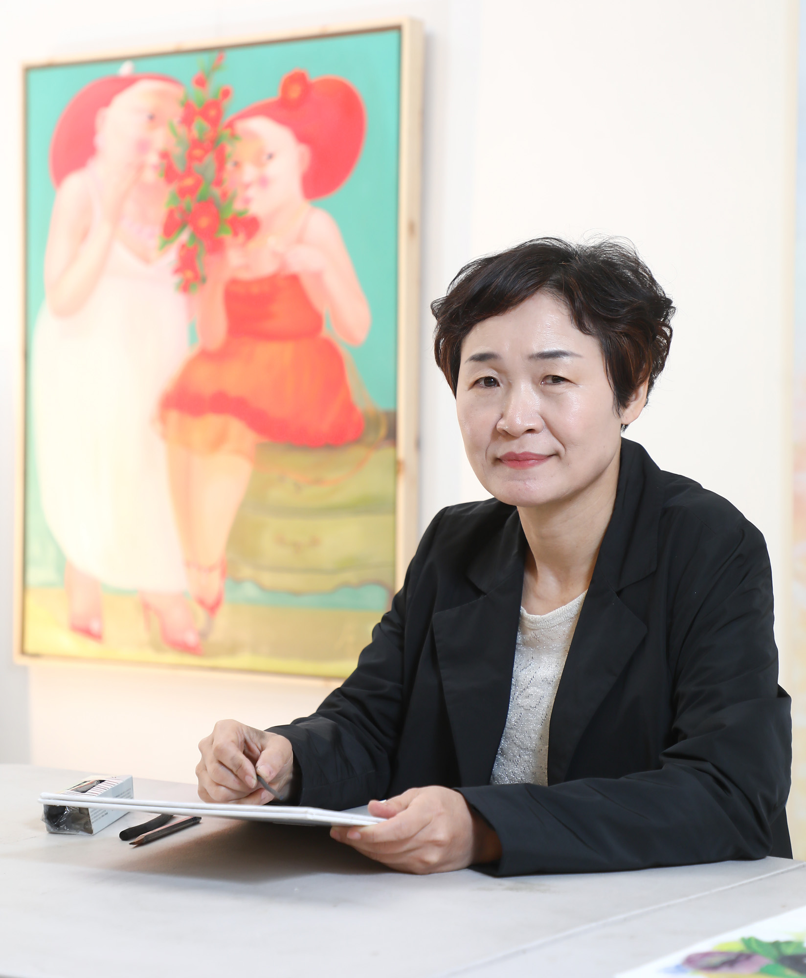 아티스트;화가;화가의방;그림;문선미;문선미작가;문선미화가;한국미술응원프로젝트