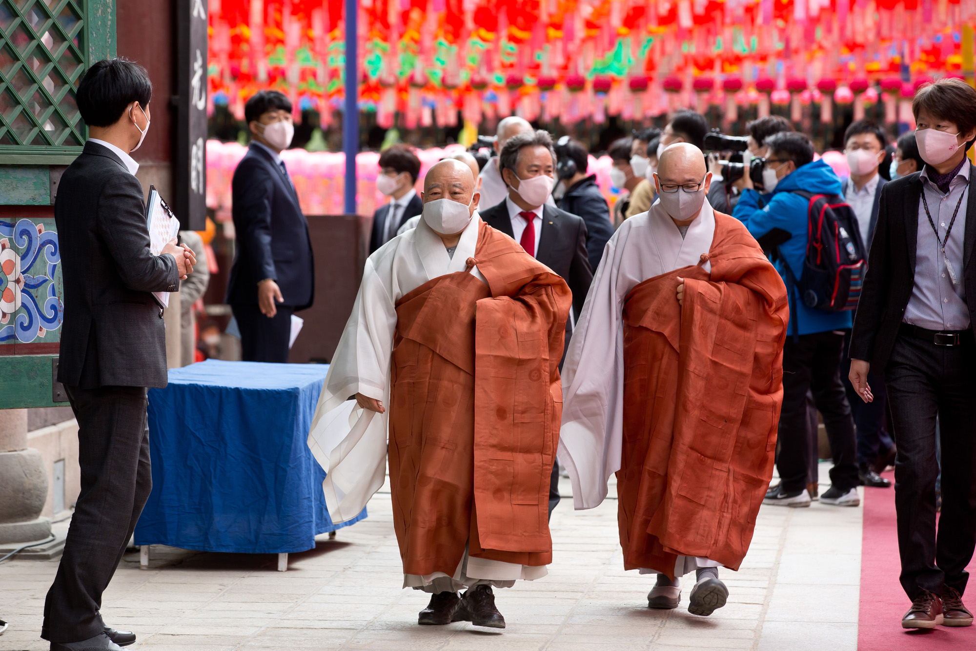 사회 종교 불교 조계사 부처님 오신날 코로나