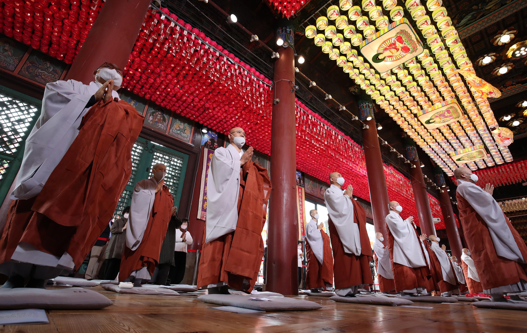 사회 종교 불교 조계사 부처님 오신날 코로나