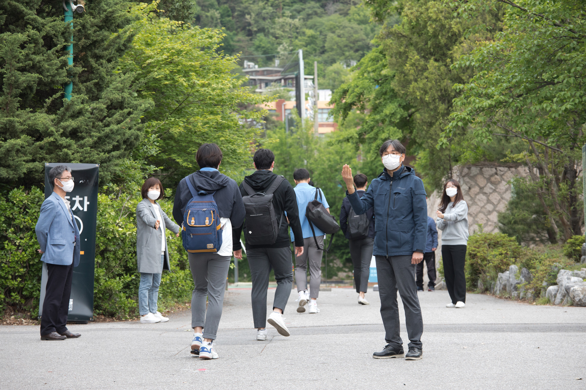 사회;학교;등교;고등학교;고3;발열체크;개학;코로나19