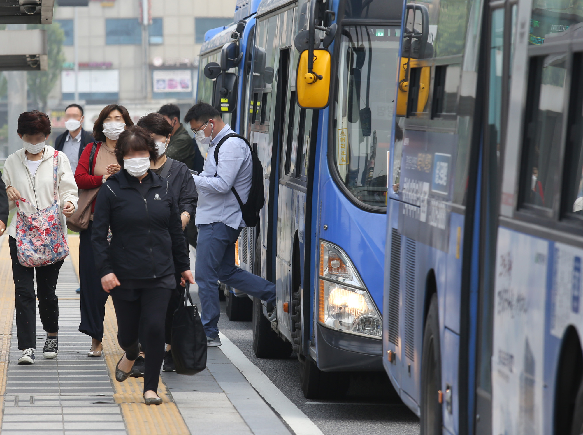 버스마스크;코로나버스;마스크대중교통