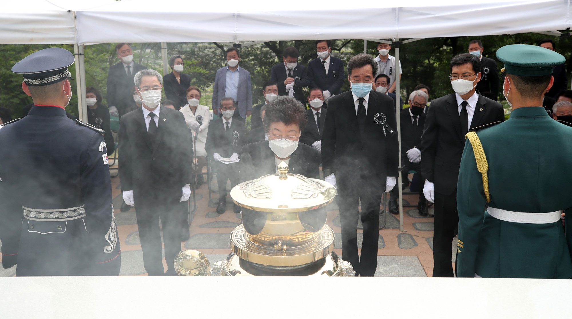 정치;이희호;1주기;추도식;추모식;현충원