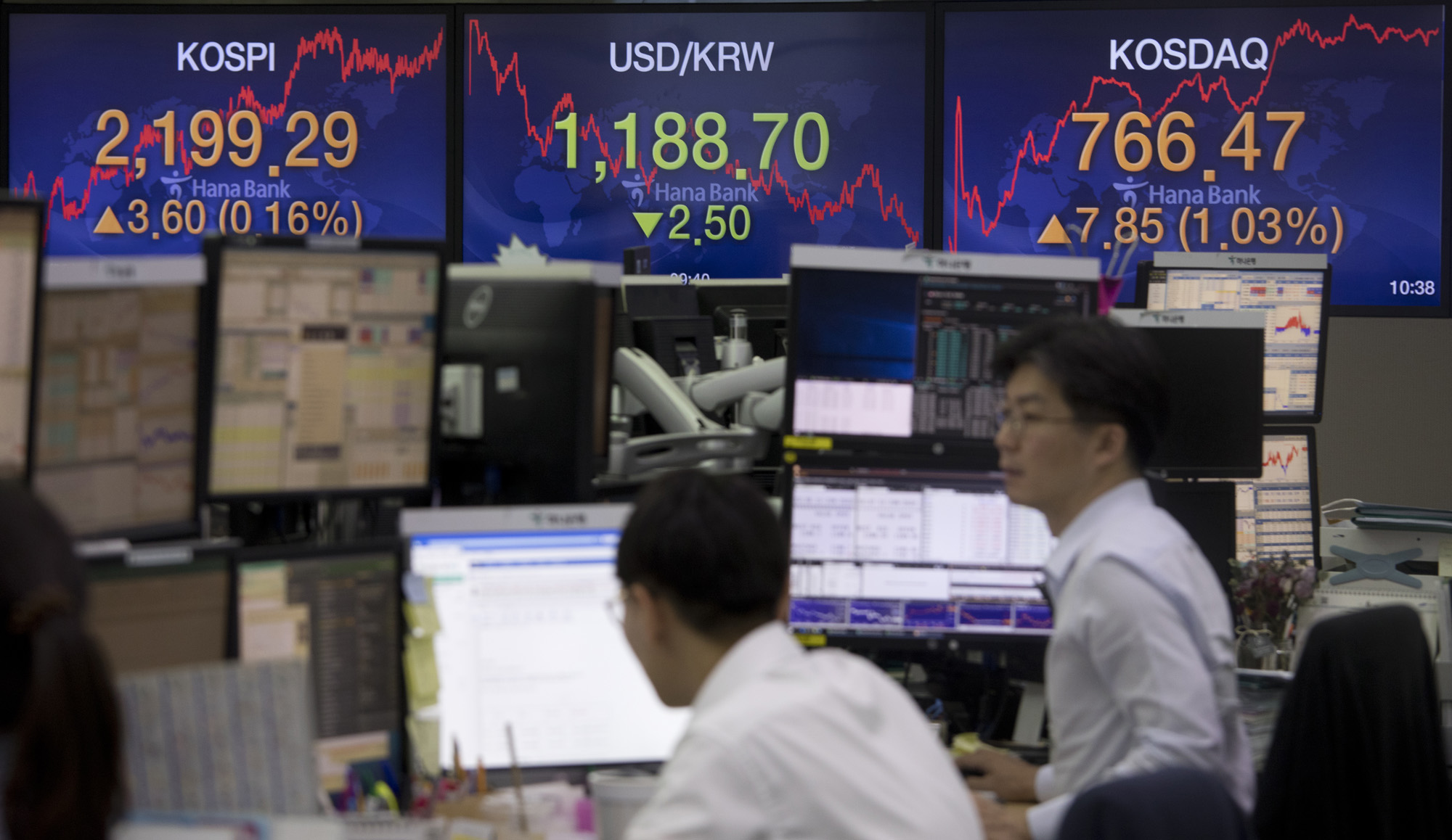 경제;주가;종합주가지수;코스피;kospi;외환딜링룸