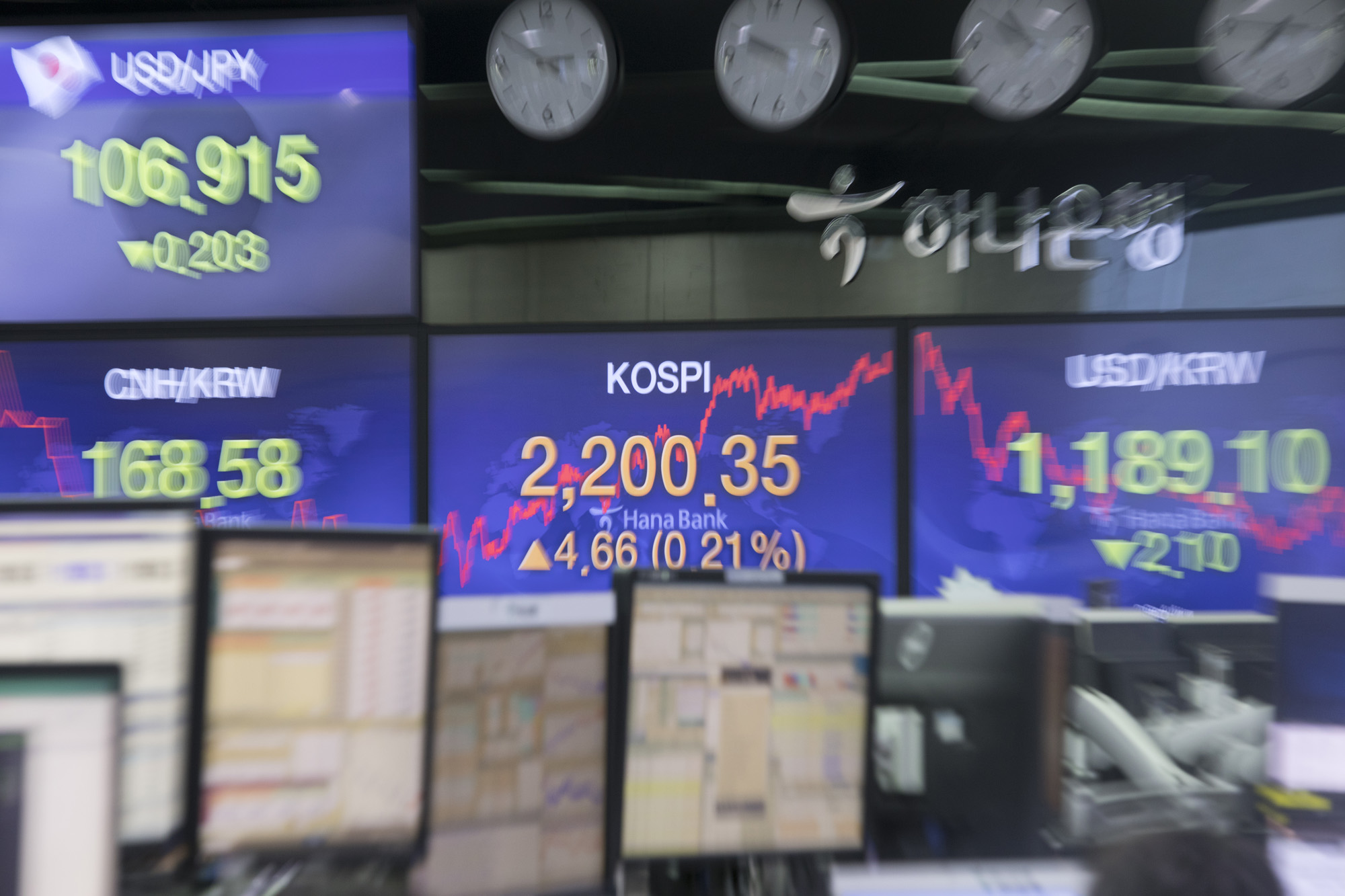 경제;주가;종합주가지수;코스피;kospi;외환딜링룸