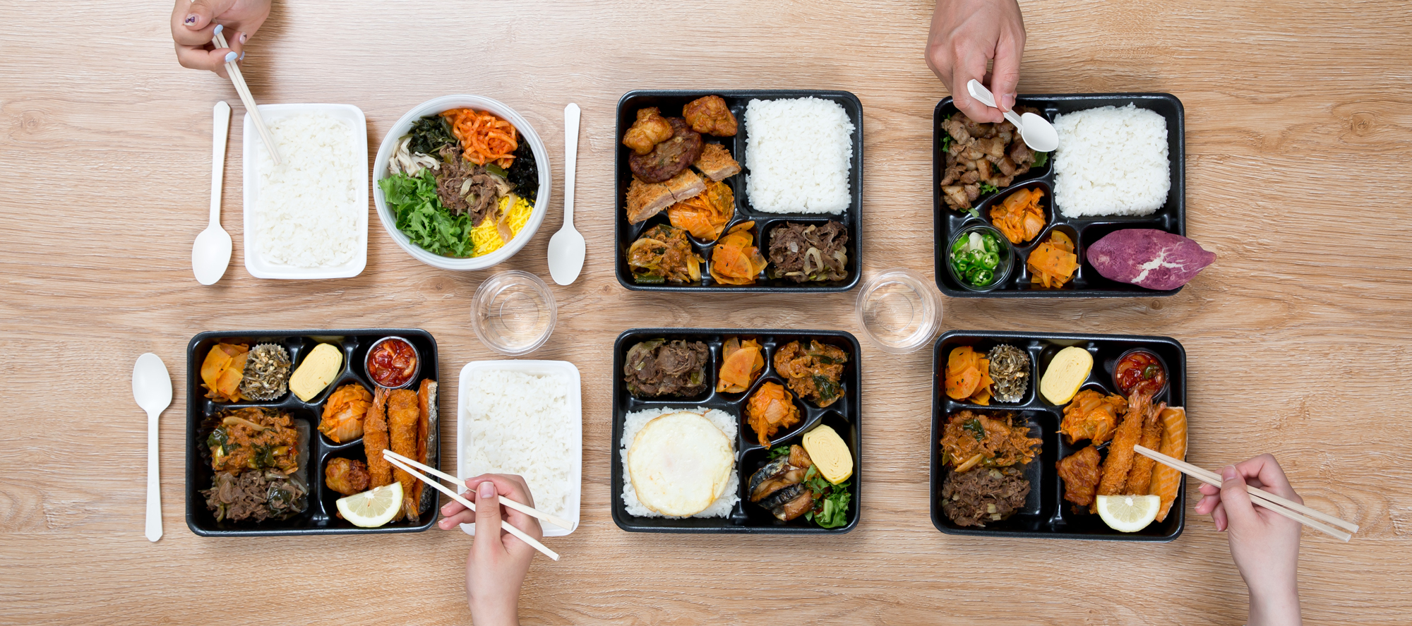 사회 음식 코로나 도시락