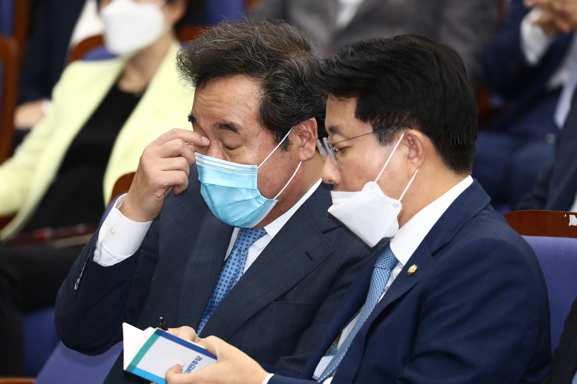 정치;국회;더불어민주당의원총회;이낙연