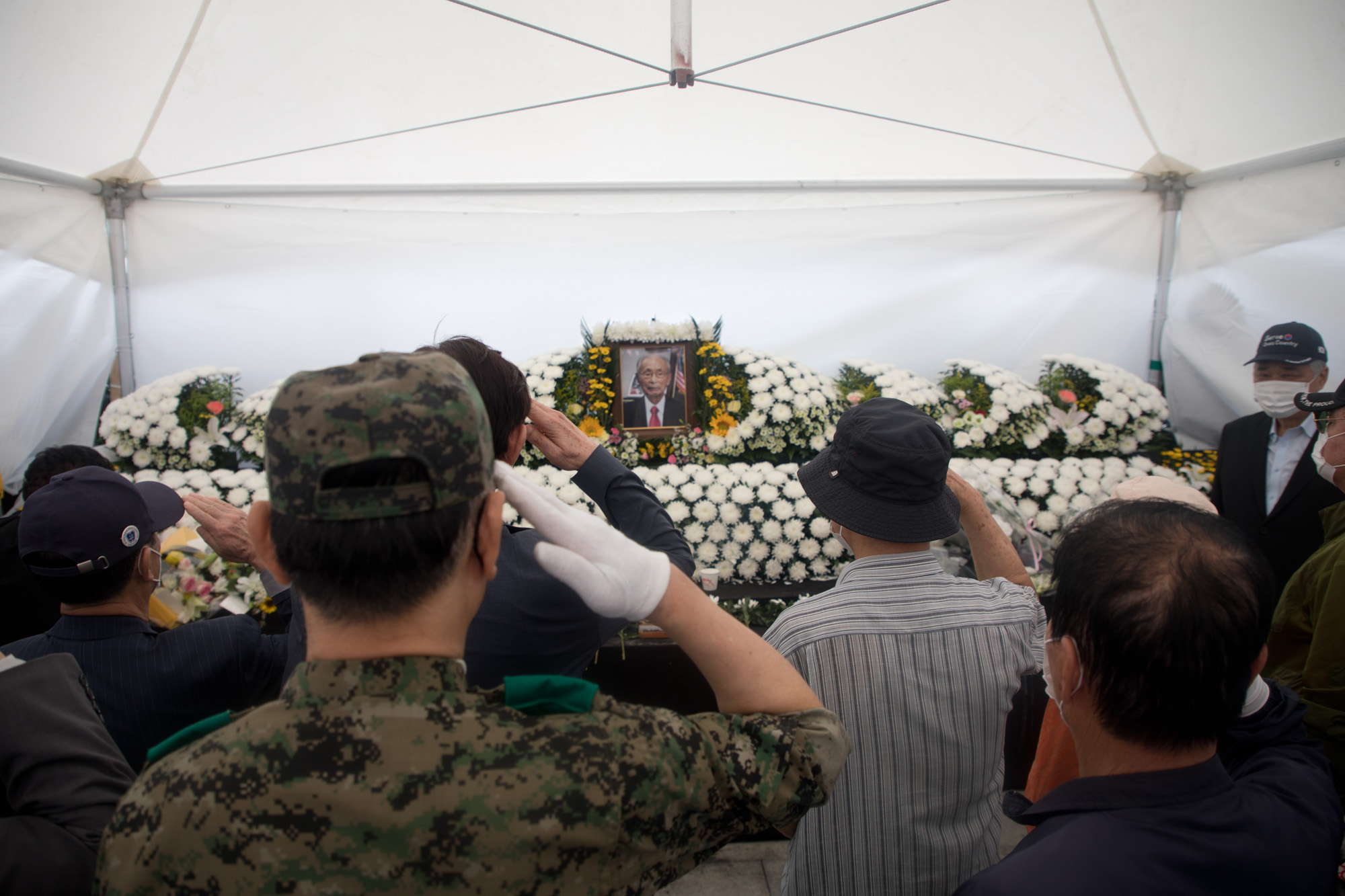 정치;보수;백선엽;장례;빈소;조문;사회;세태