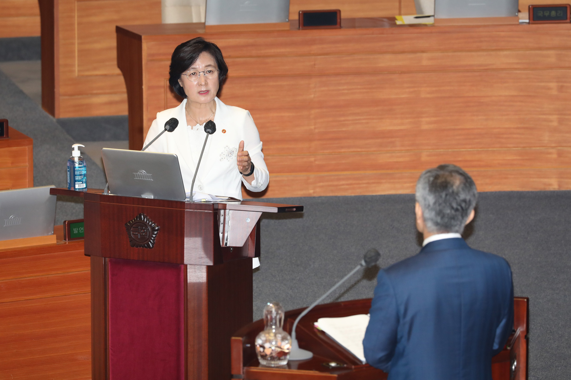 정치;국회;대정부질문;추미애;최강욱