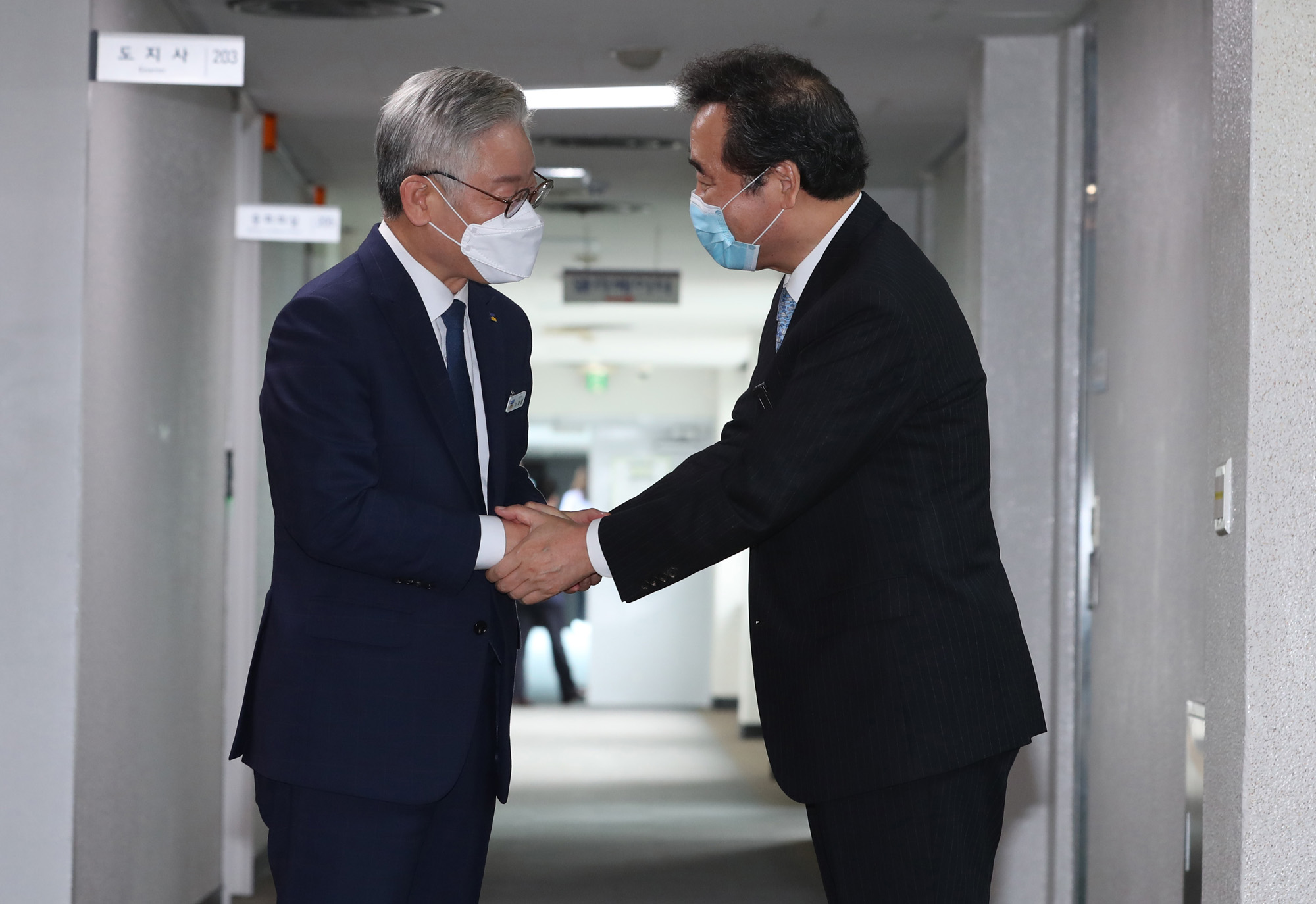 정치 이낙연 이재명 회동