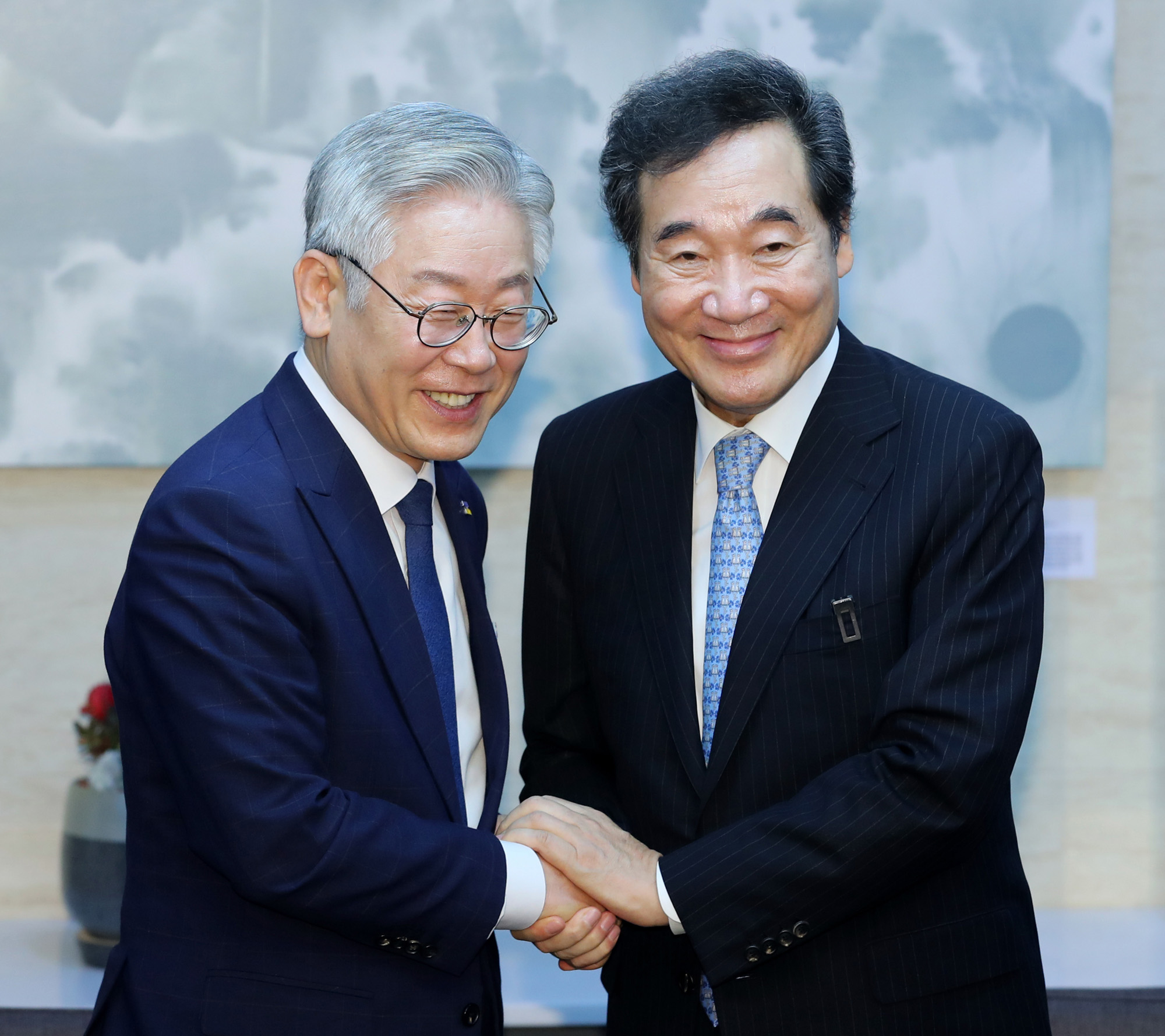 정치 이낙연 이재명 회동