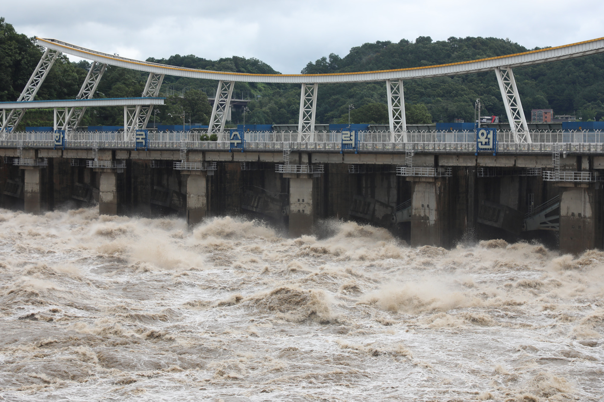 사회;팔당댐;팔당댐방류