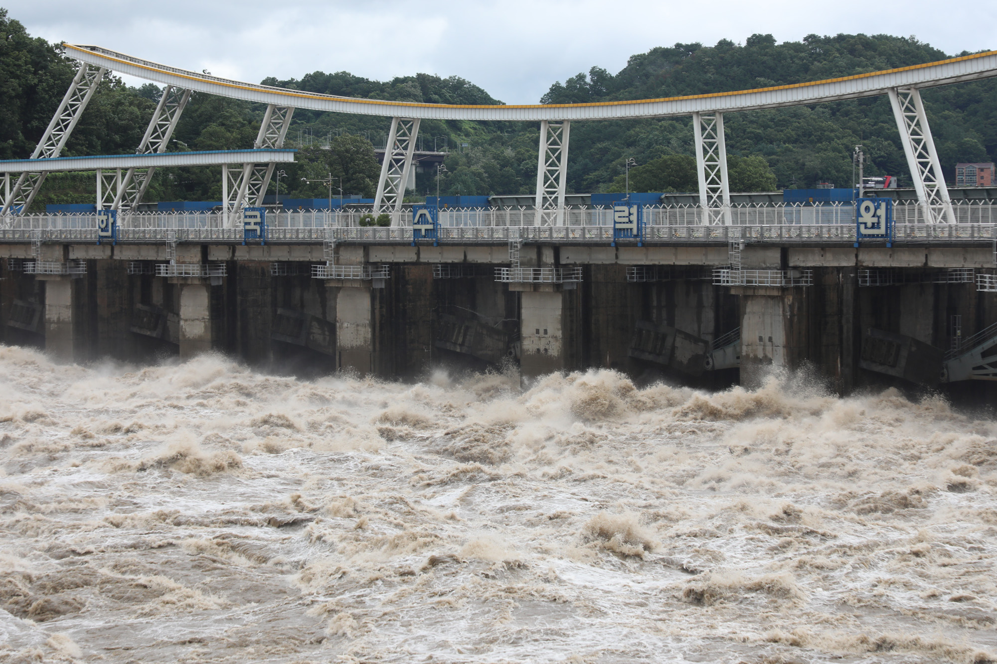 사회;팔당댐;팔당댐방류