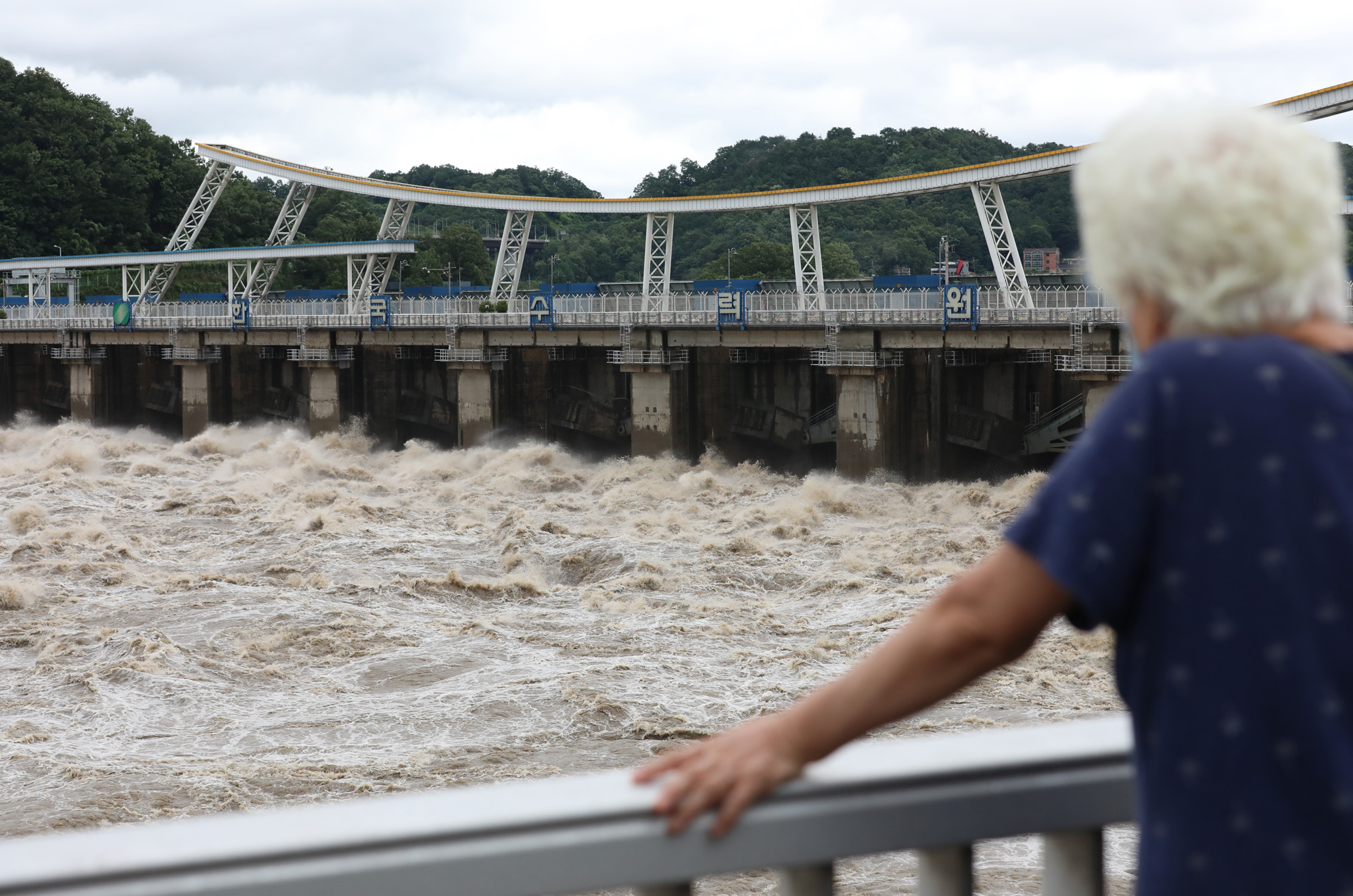 사회;팔당댐;팔당댐방류