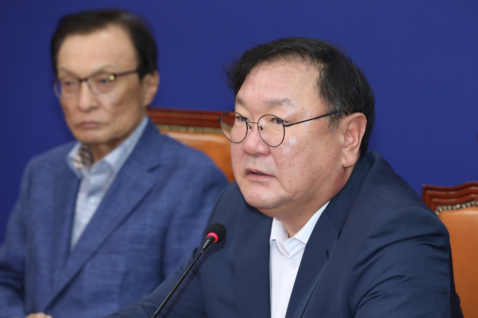 정치;국회;더불어민주당최고위원회의;이해찬;김태년