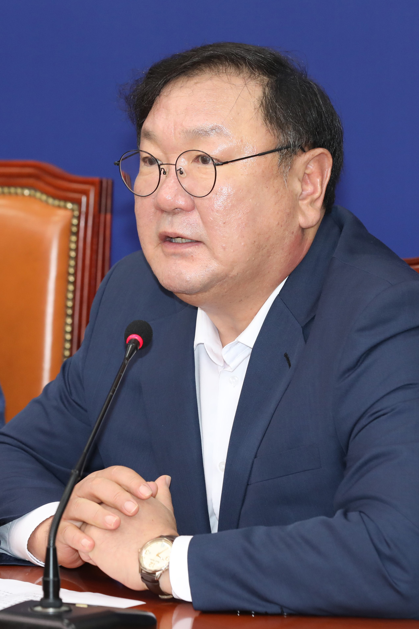 정치;국회;더불어민주당최고위원회의;이해찬;김태년