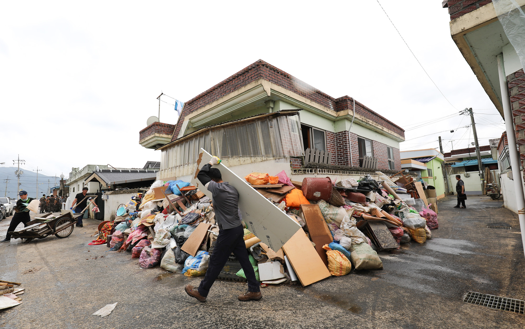 사회;곡성;폭우;수재민;재난;피해복구;이재민