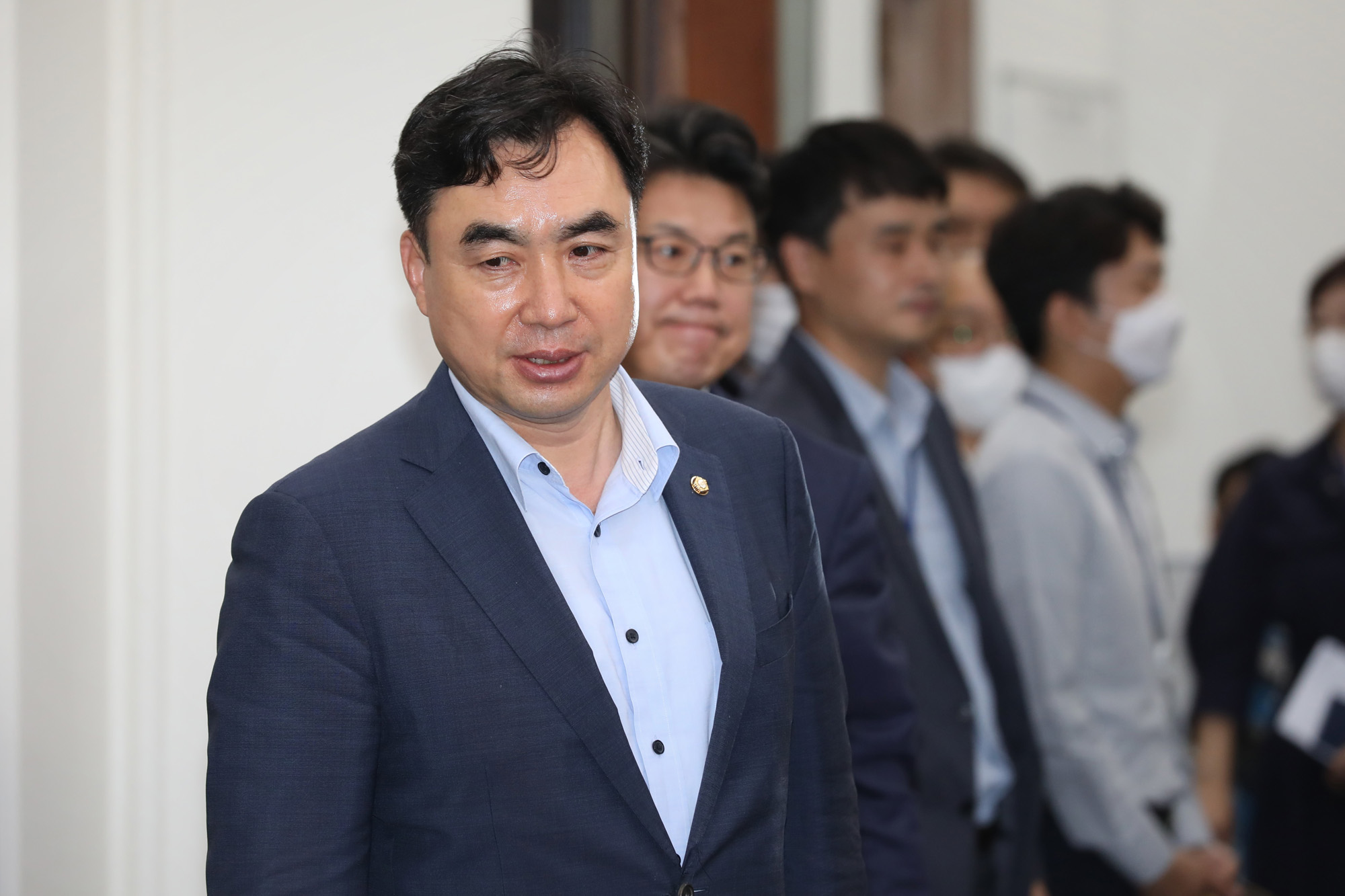 정치;국회;더불어민주당최고위원회의;윤관석