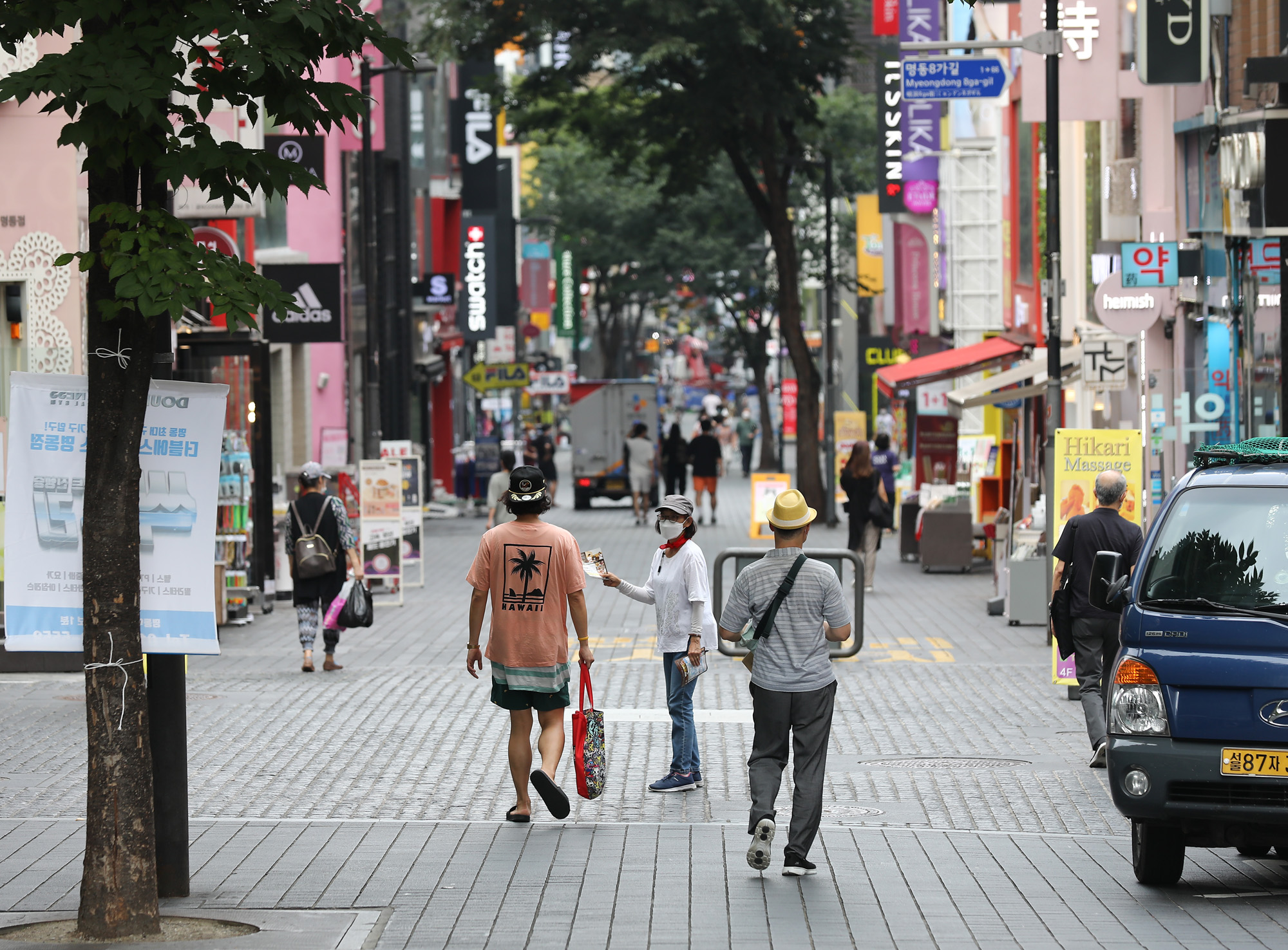 사회;코로나;코로나19;마스크의무착용;마스크행정명령;코로나행정명령;코로나명동;마스크명동