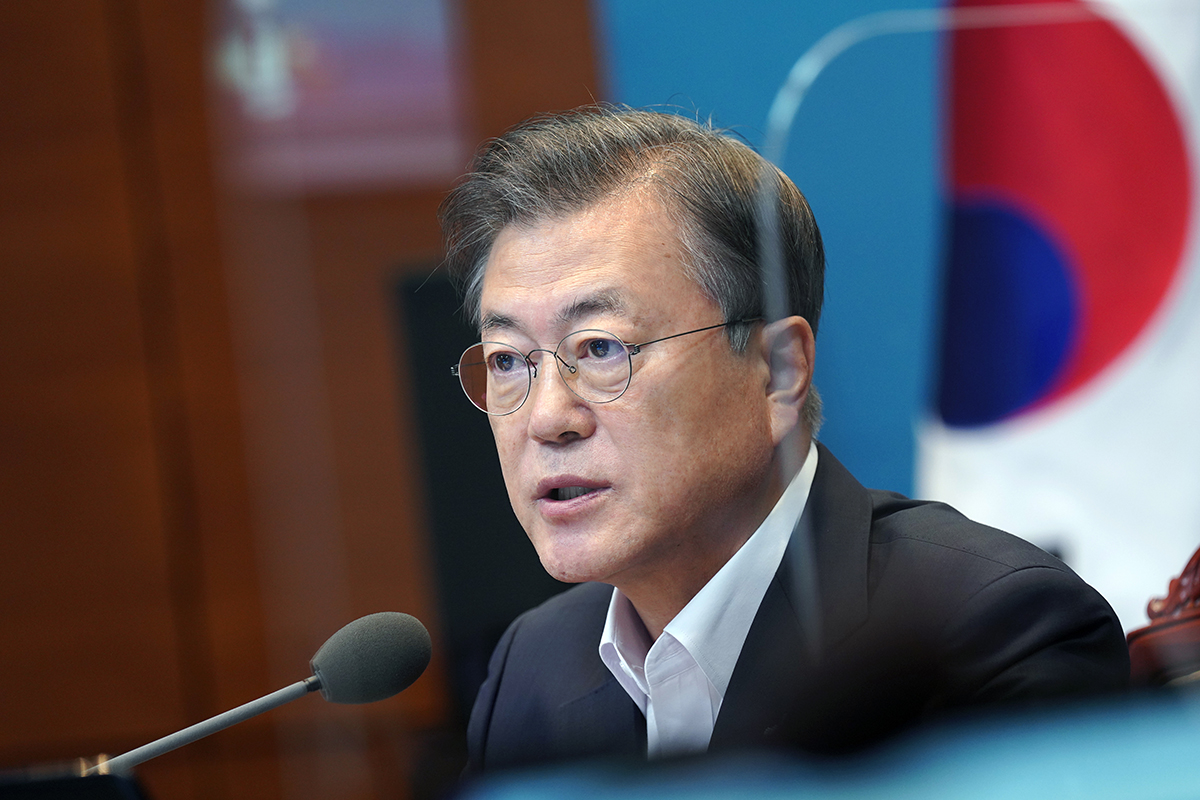 정치 청와대 문재인 대통령 주재 수석보좌관회