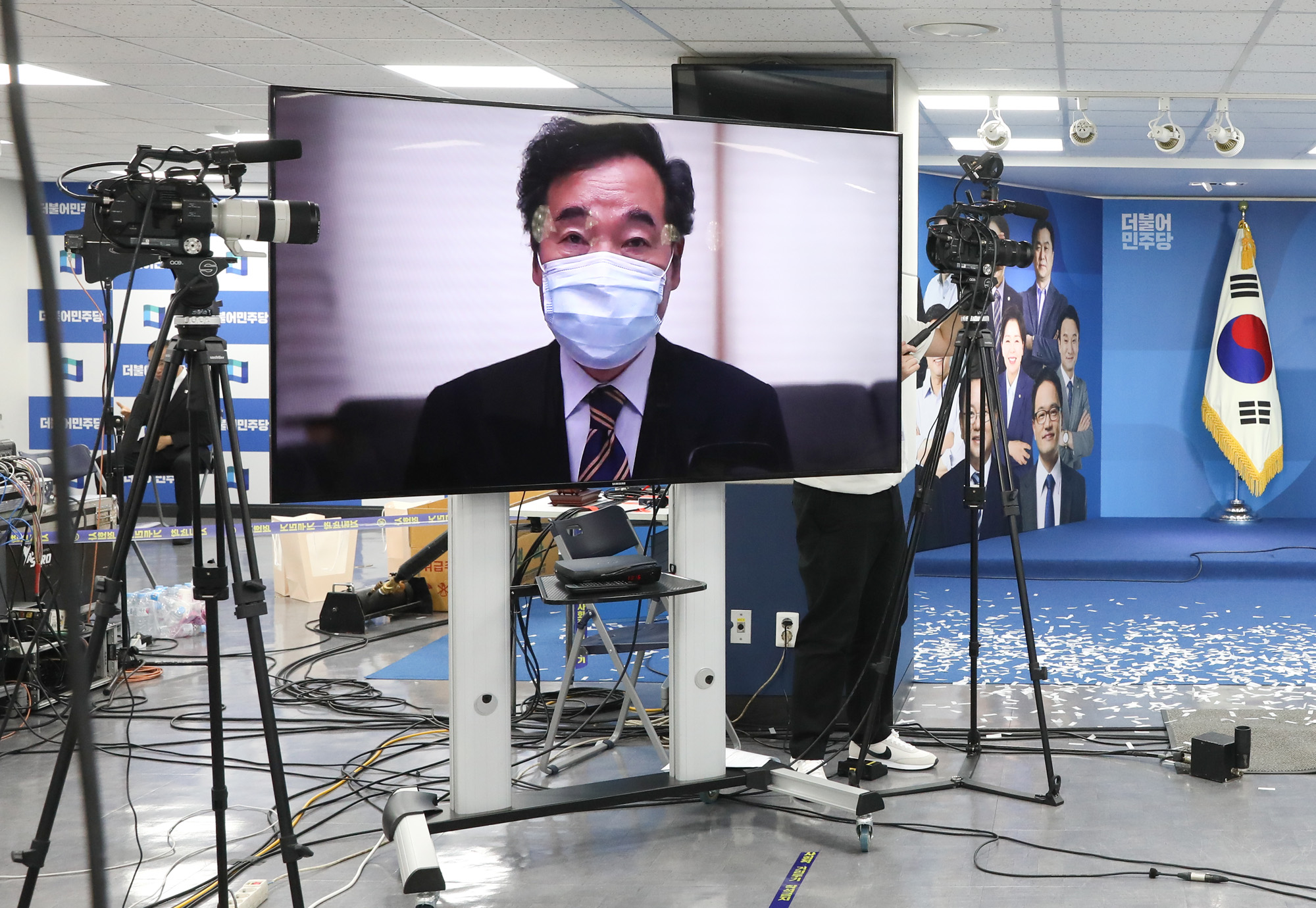 정치;당대표;더불어민주당;더불어민주당전당대회;민주당전당대회;이낙연화상연설