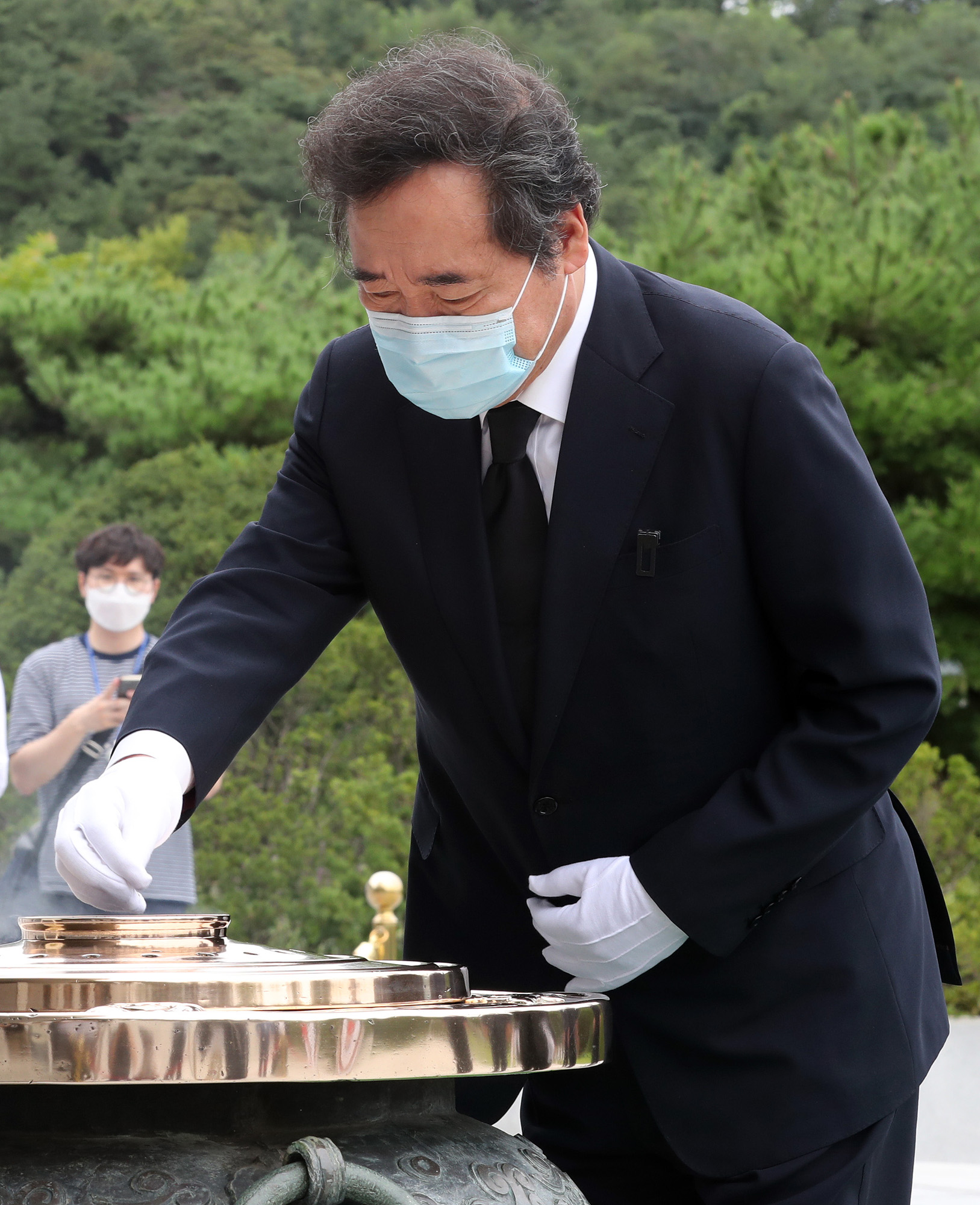정치;이낙연;현충원참배;더불어민주당신임당대표