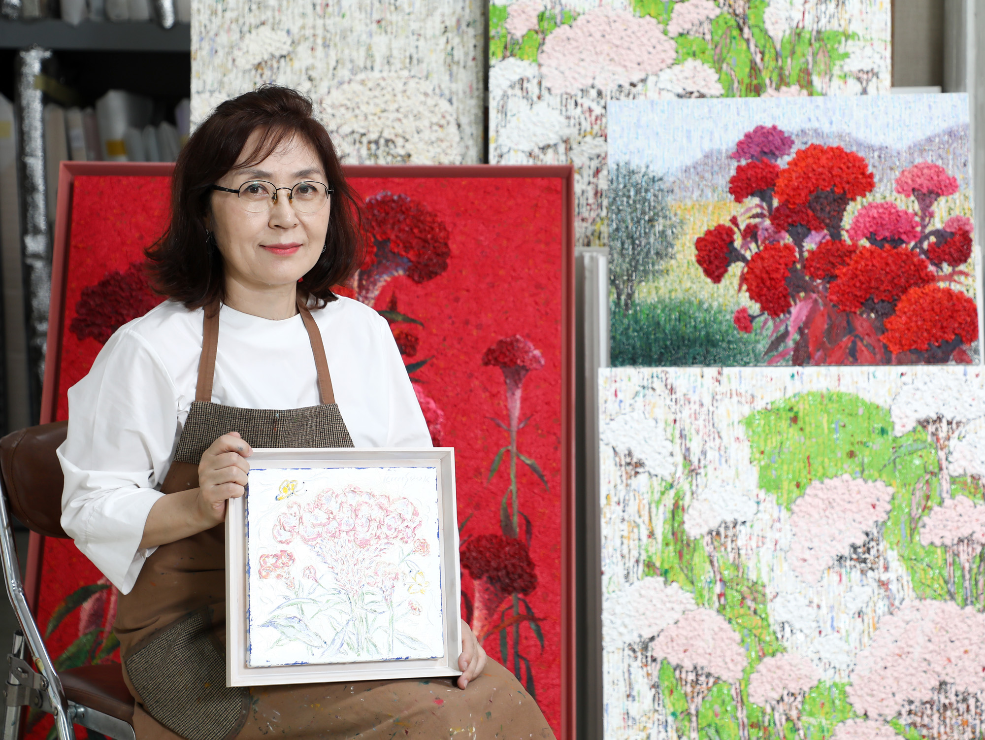 한국미술응원프로젝트;김숙;김숙작가;그림;아티스트;화가의방