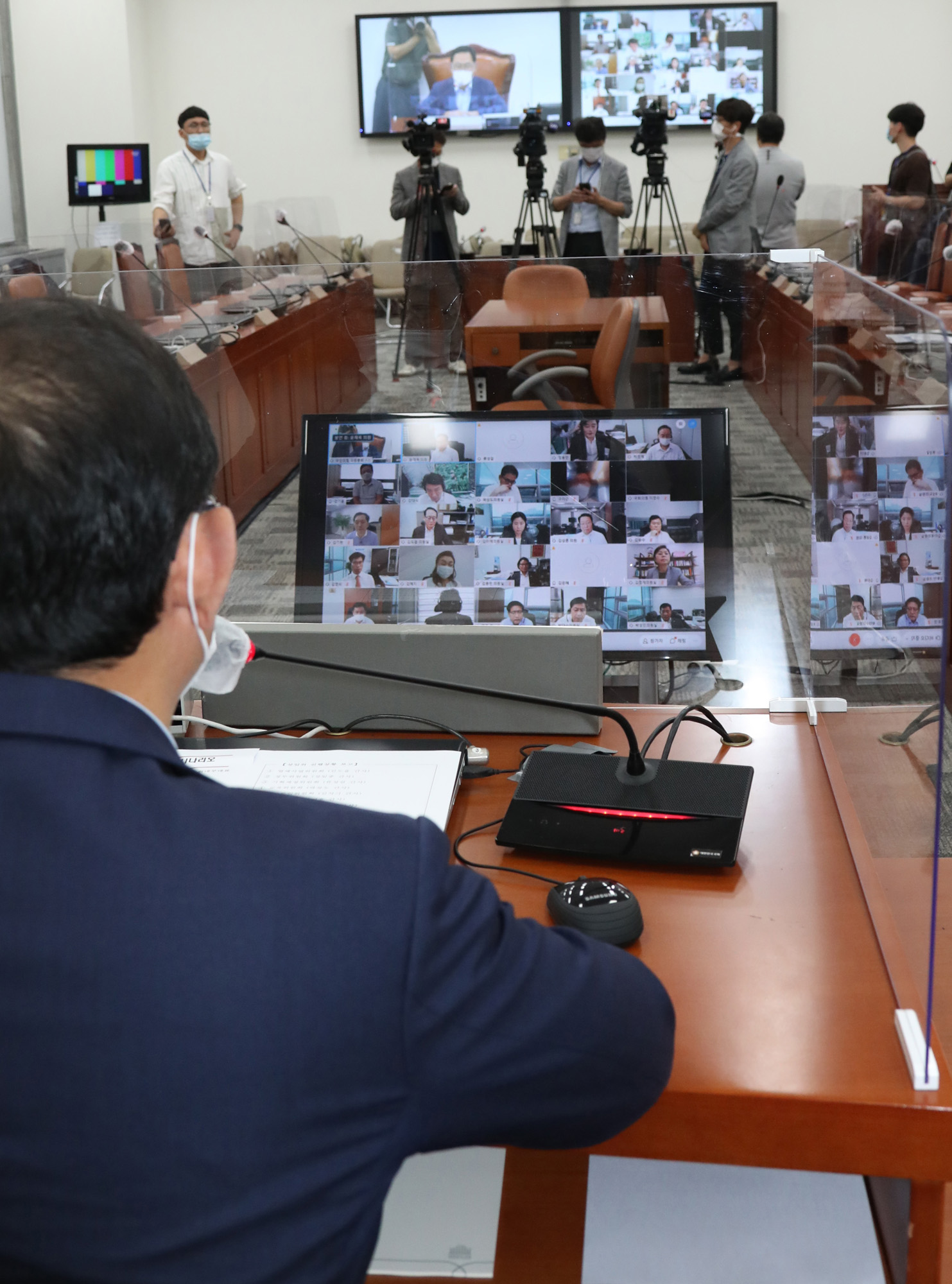 정치;국회;국민의힘화상회의;주호영원내대표