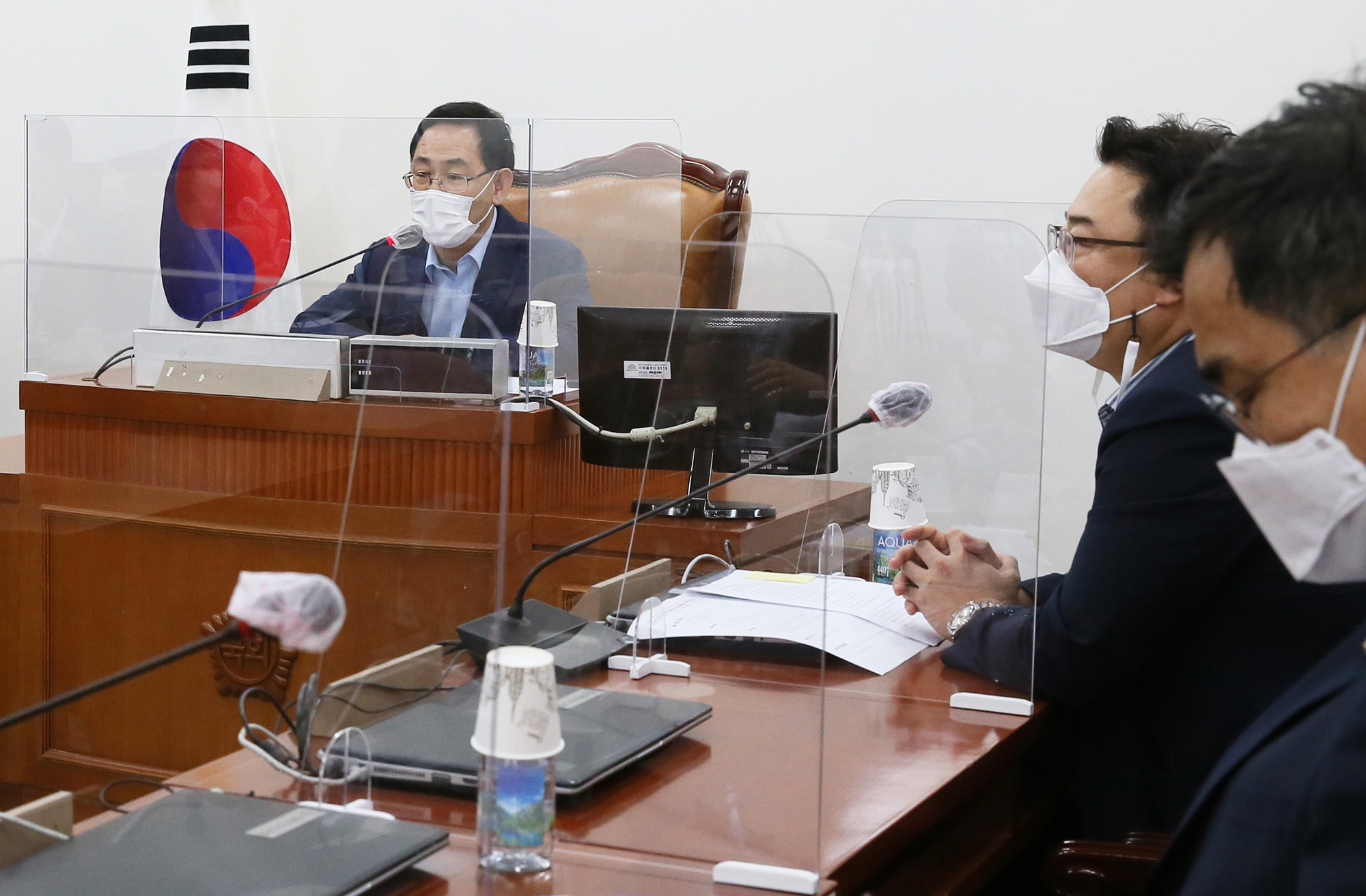 정치;국회;국민의힘화상회의;주호영원내대표