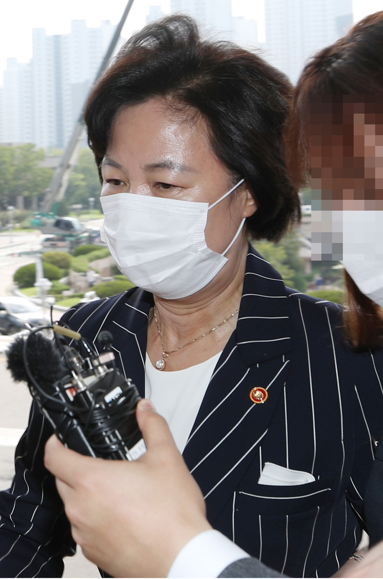 정치;정부;법무부;추미애;추미애법무부장관;추미애출근;정부과천청사