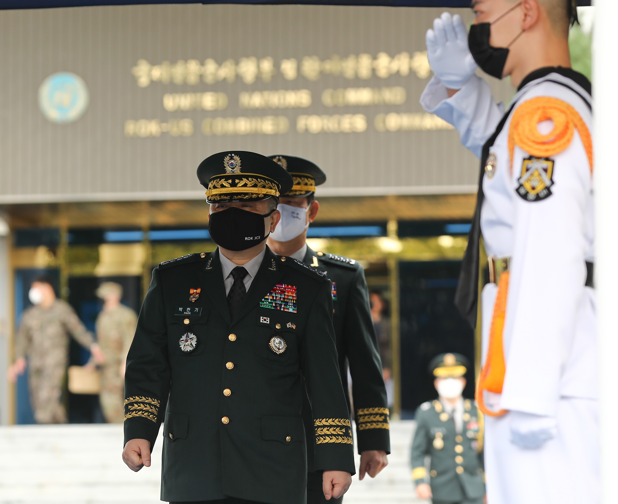 박한기;박한기합참의장;합참의장;에이브럼스;에이브람스;주한미군사령관