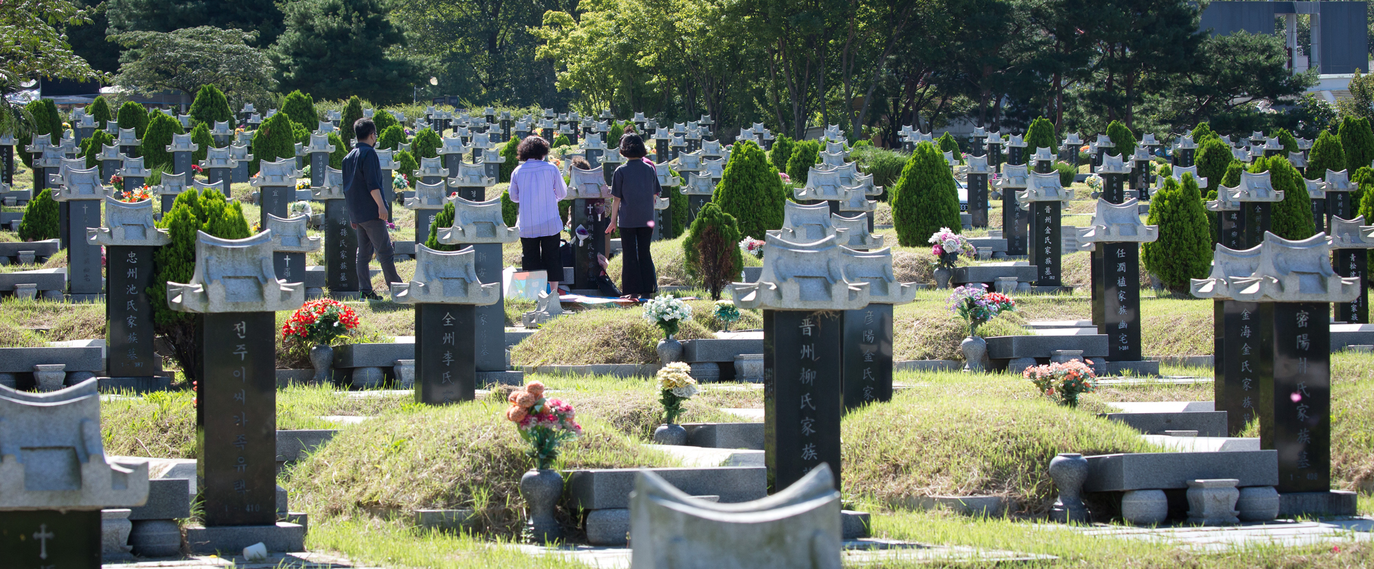 사회 추석 성묘 인천가족공원