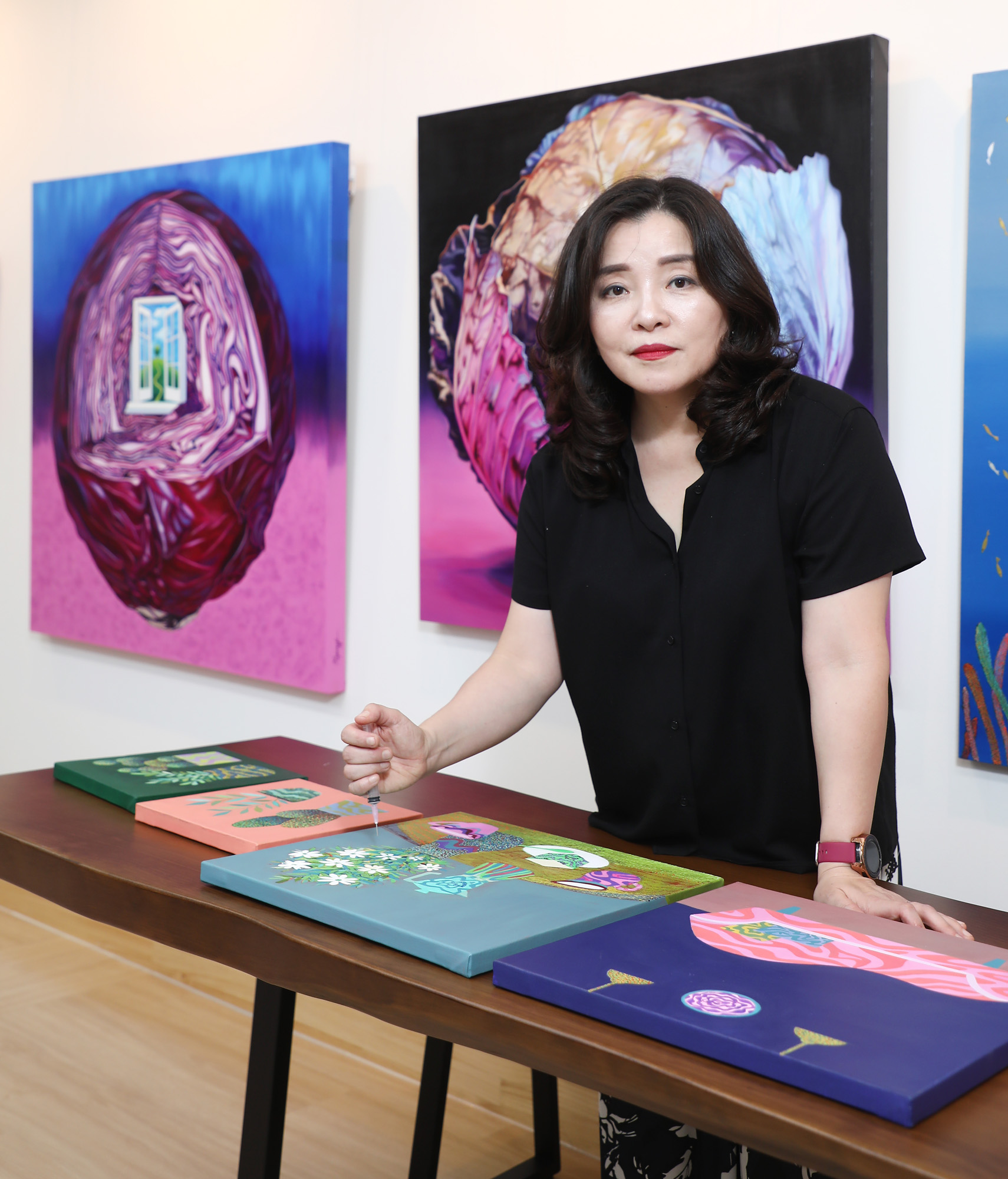 이향지;이향지작가;한국미술응원프로젝트;화가의방;아티스트;그림