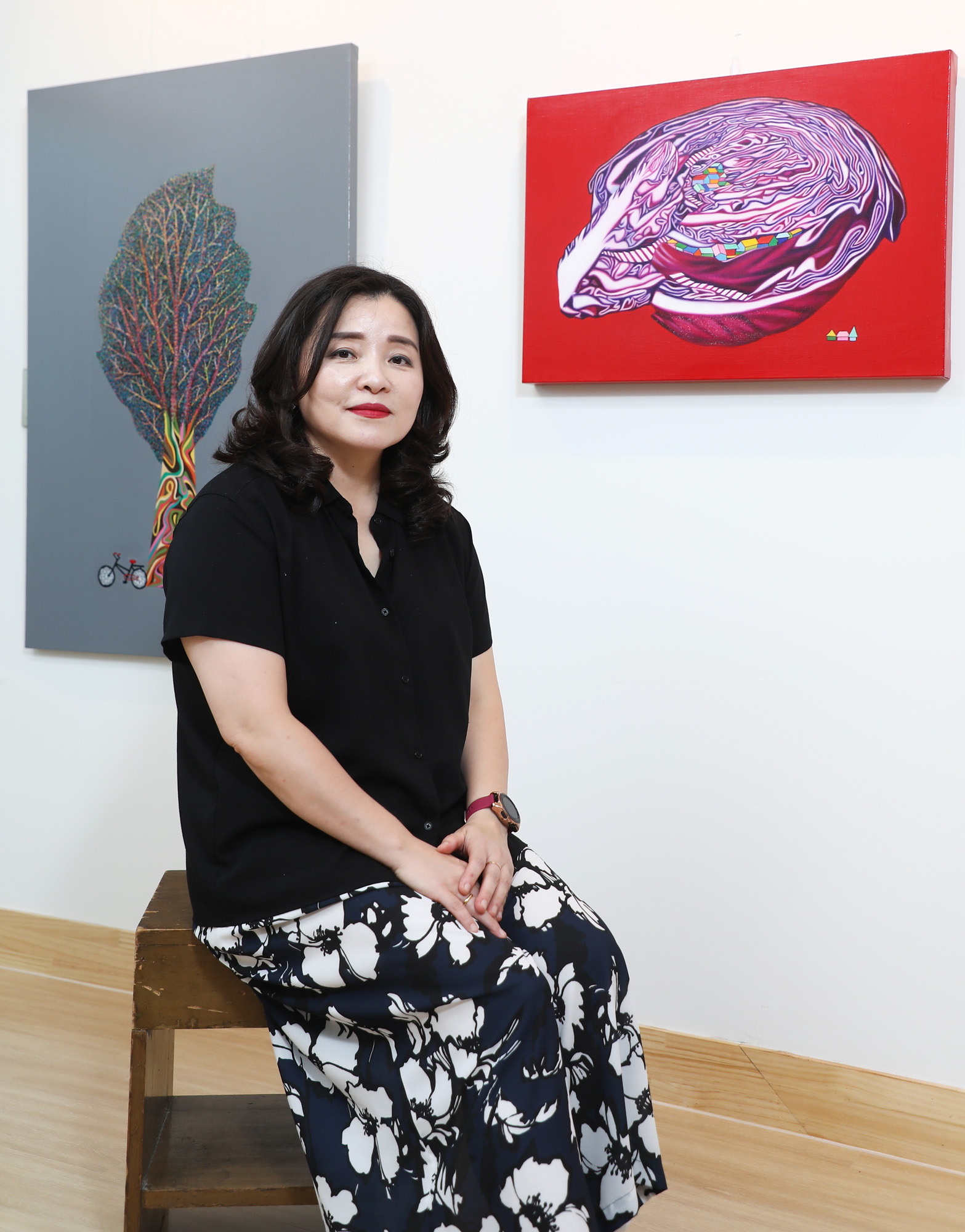 이향지;이향지작가;한국미술응원프로젝트;화가의방;아티스트;그림