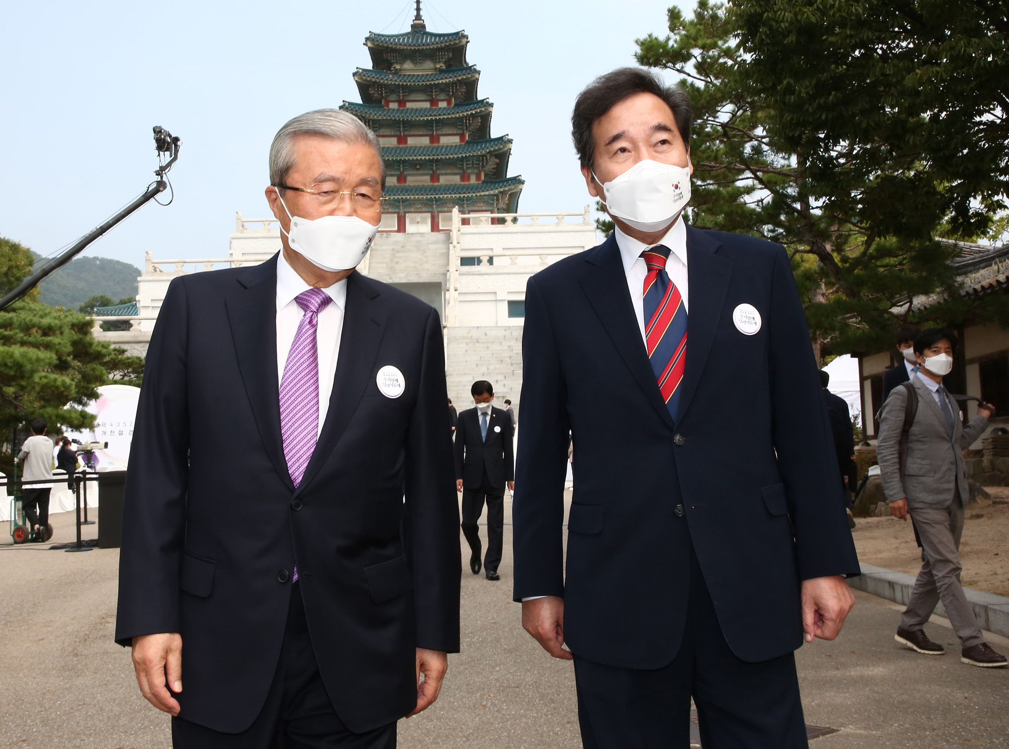 정치 사회 행사 단기 4352년 개천절 경축식